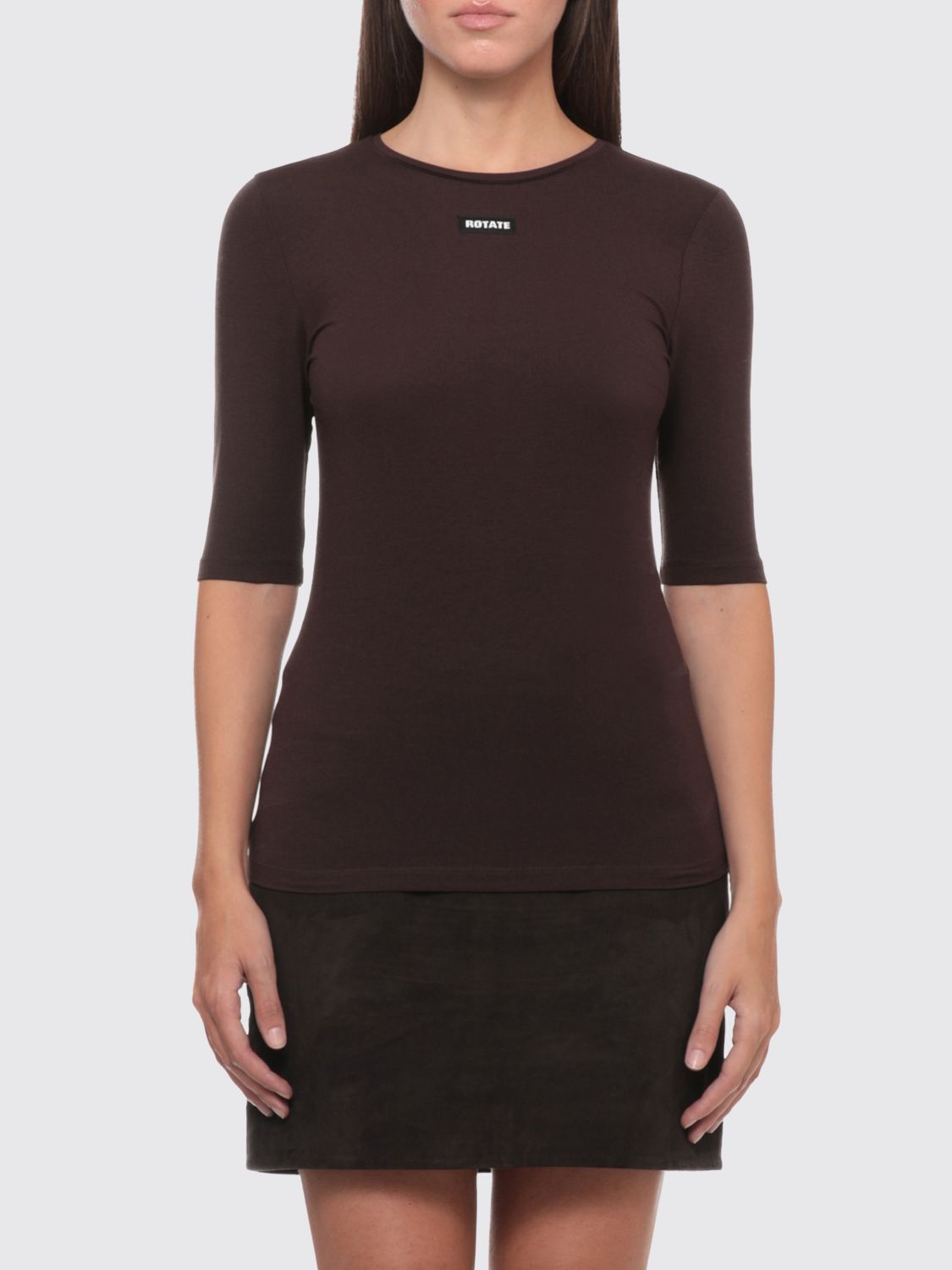 ROTATE Top Woman color Brown
