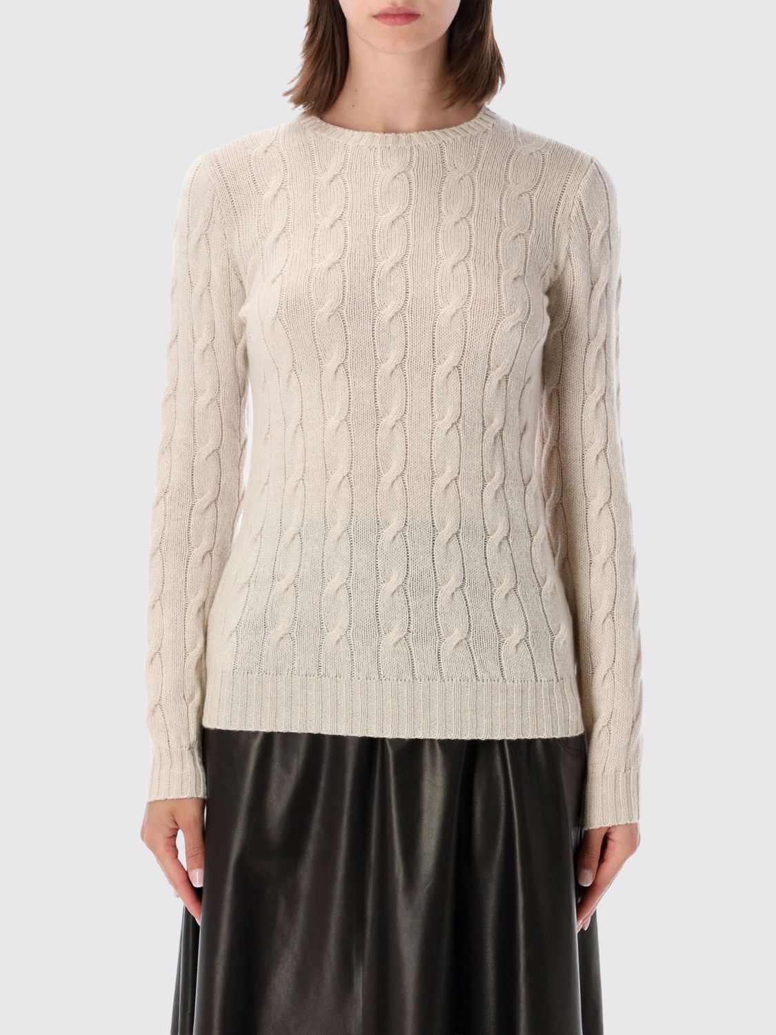 RALPH LAUREN Sweater Woman color Sand