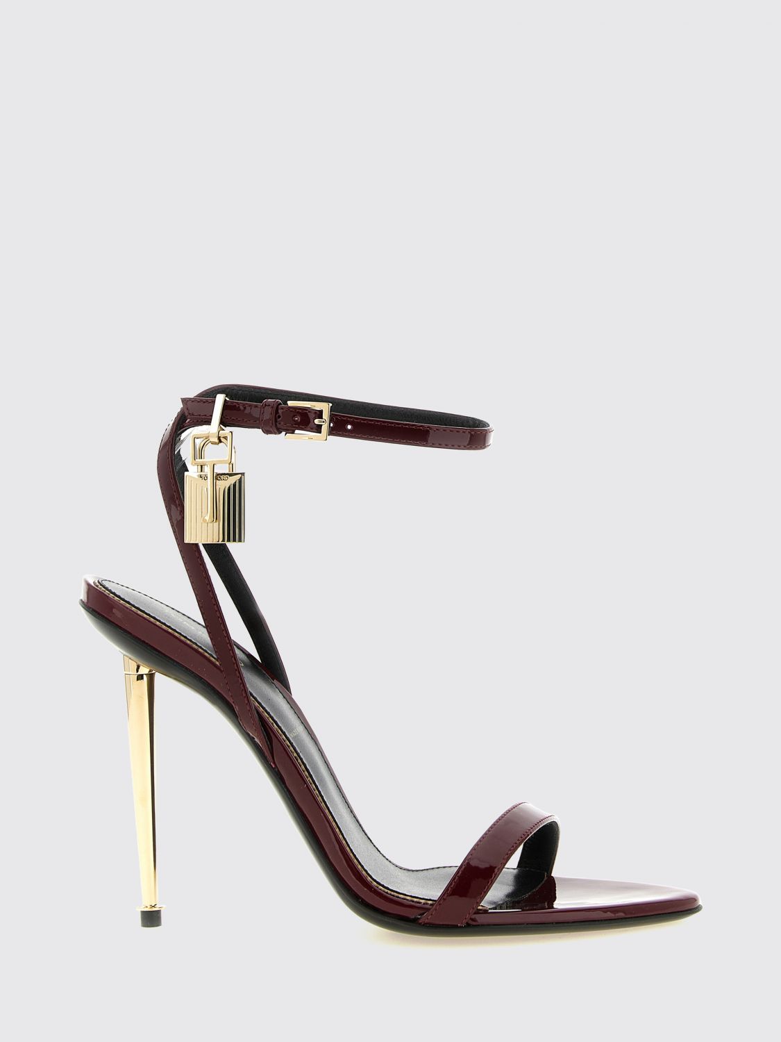 TOM FORD Heeled Sandal Woman color Burgundy