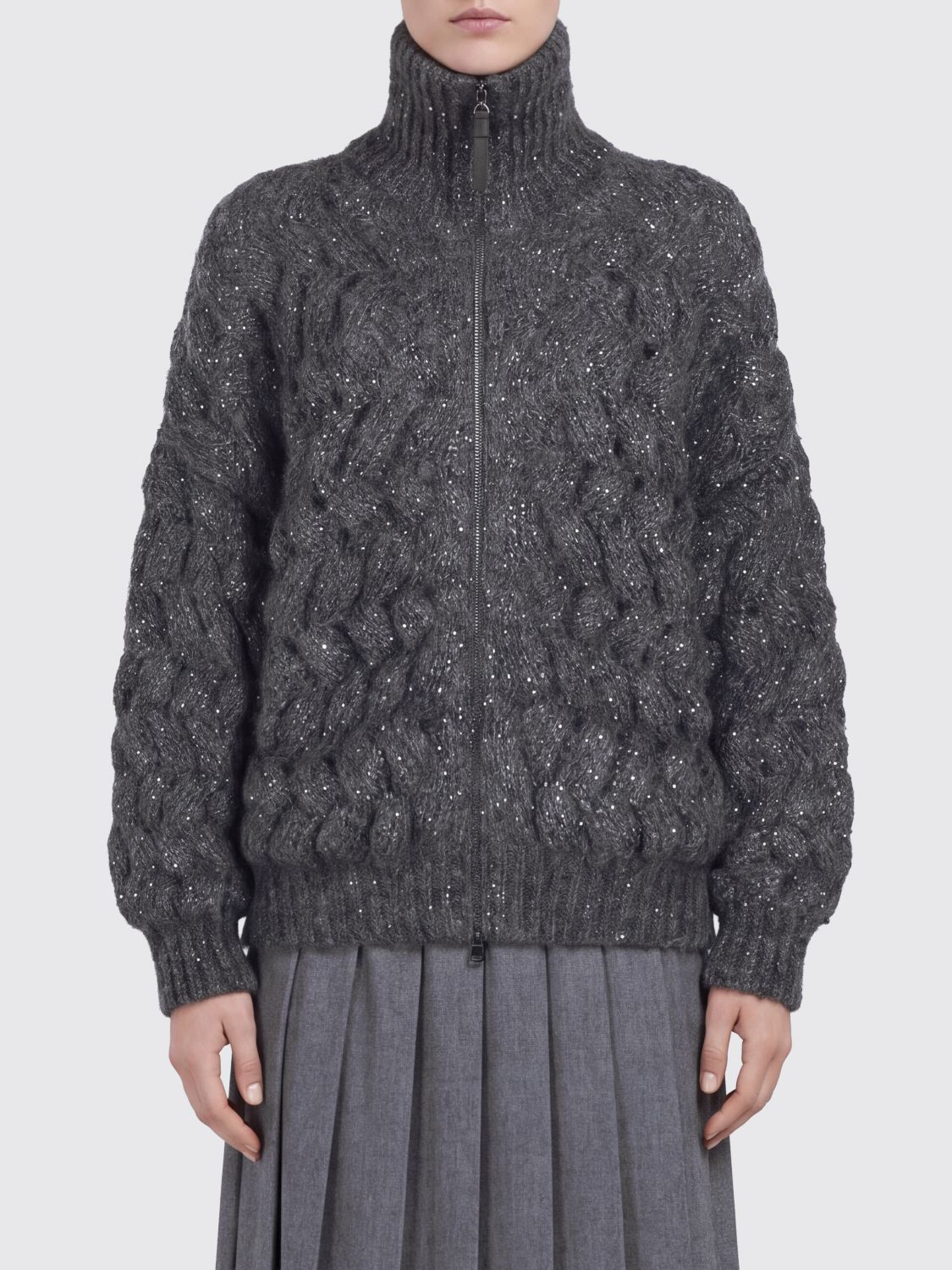 BRUNELLO CUCINELLI Sweater Woman color Grey