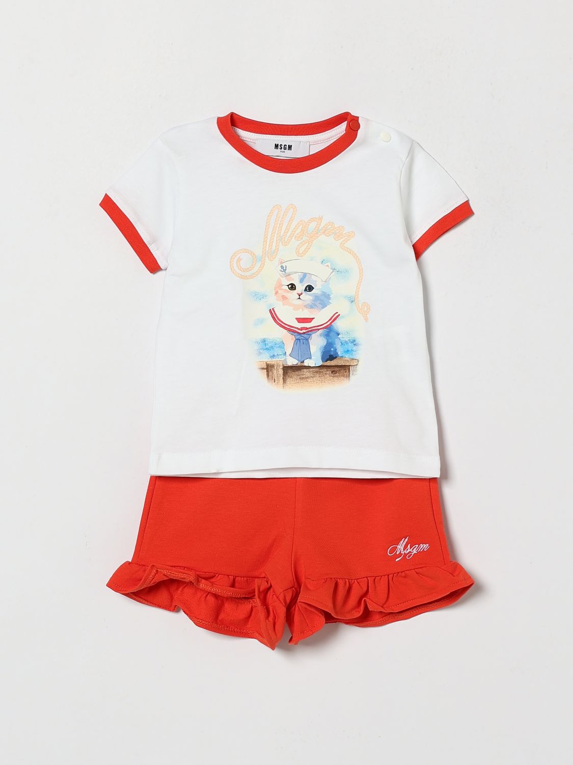 MSGM KIDS Completo Bambino colore Bianco