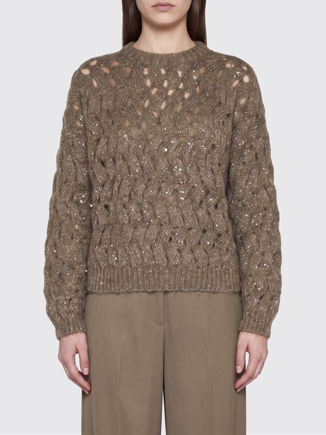BRUNELLO CUCINELLI Maglia Donna colore Beige