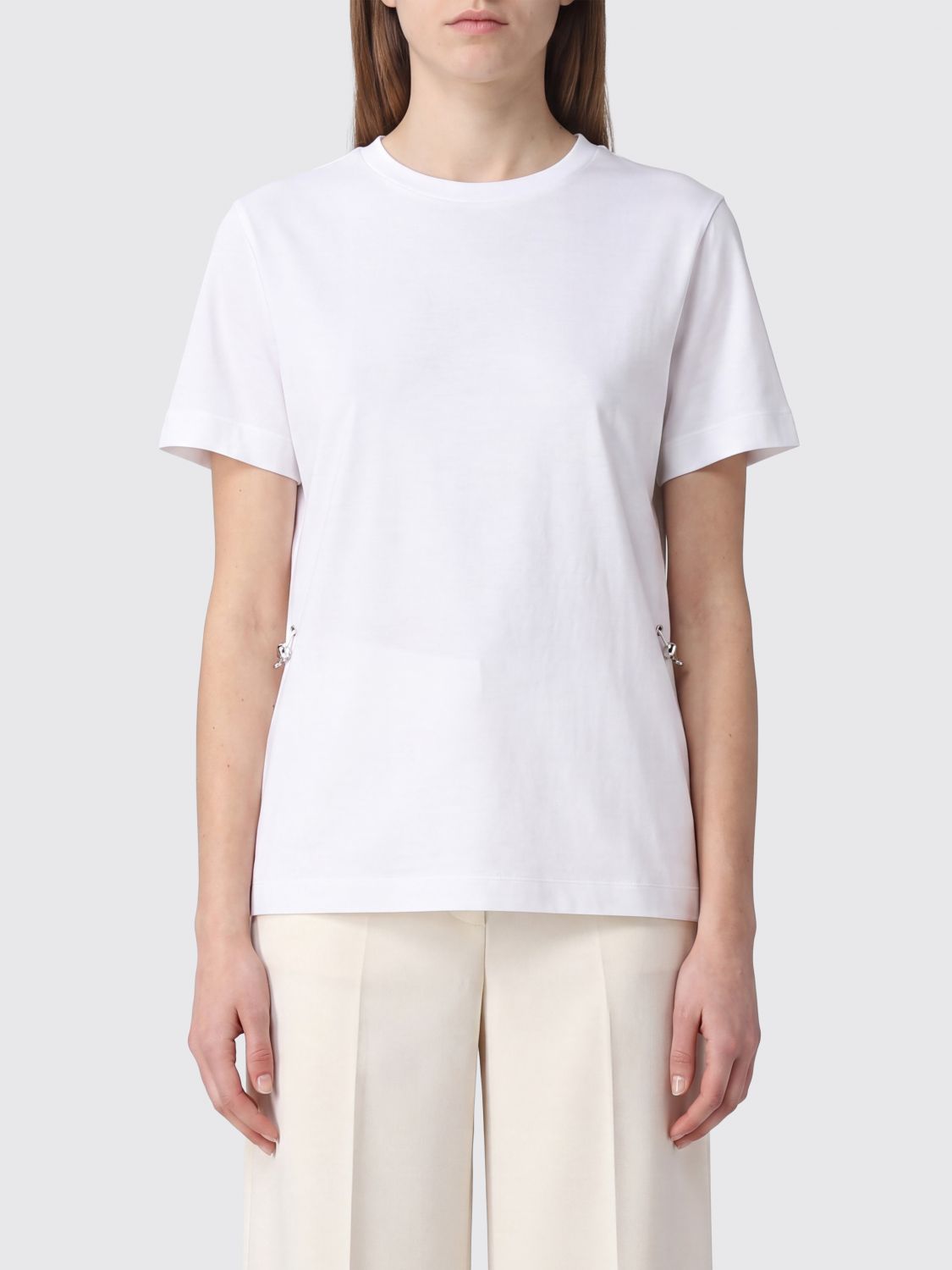 HERNO Short-Sleeved Crew Neck T-Shirt in Pure Cotton