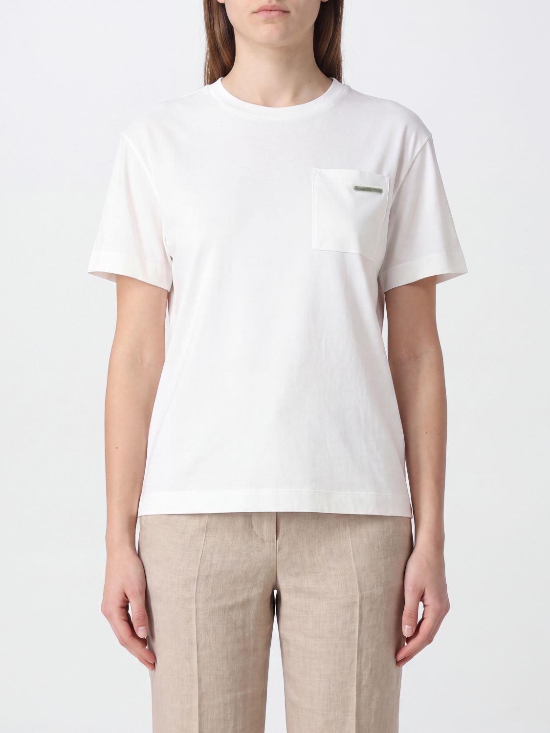 BRUNELLO CUCINELLI T-Shirt Woman color White