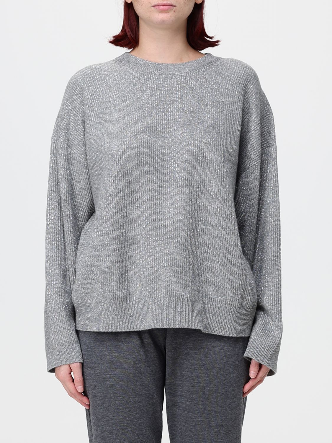 BRUNELLO CUCINELLI Sweater Woman color Grey