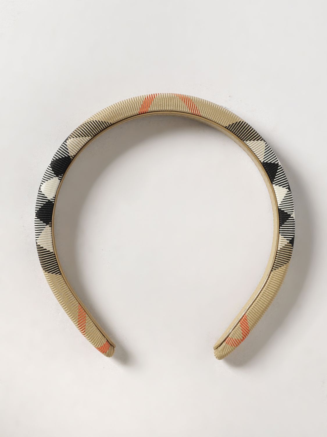 BURBERRY Hairband Kids color Sand