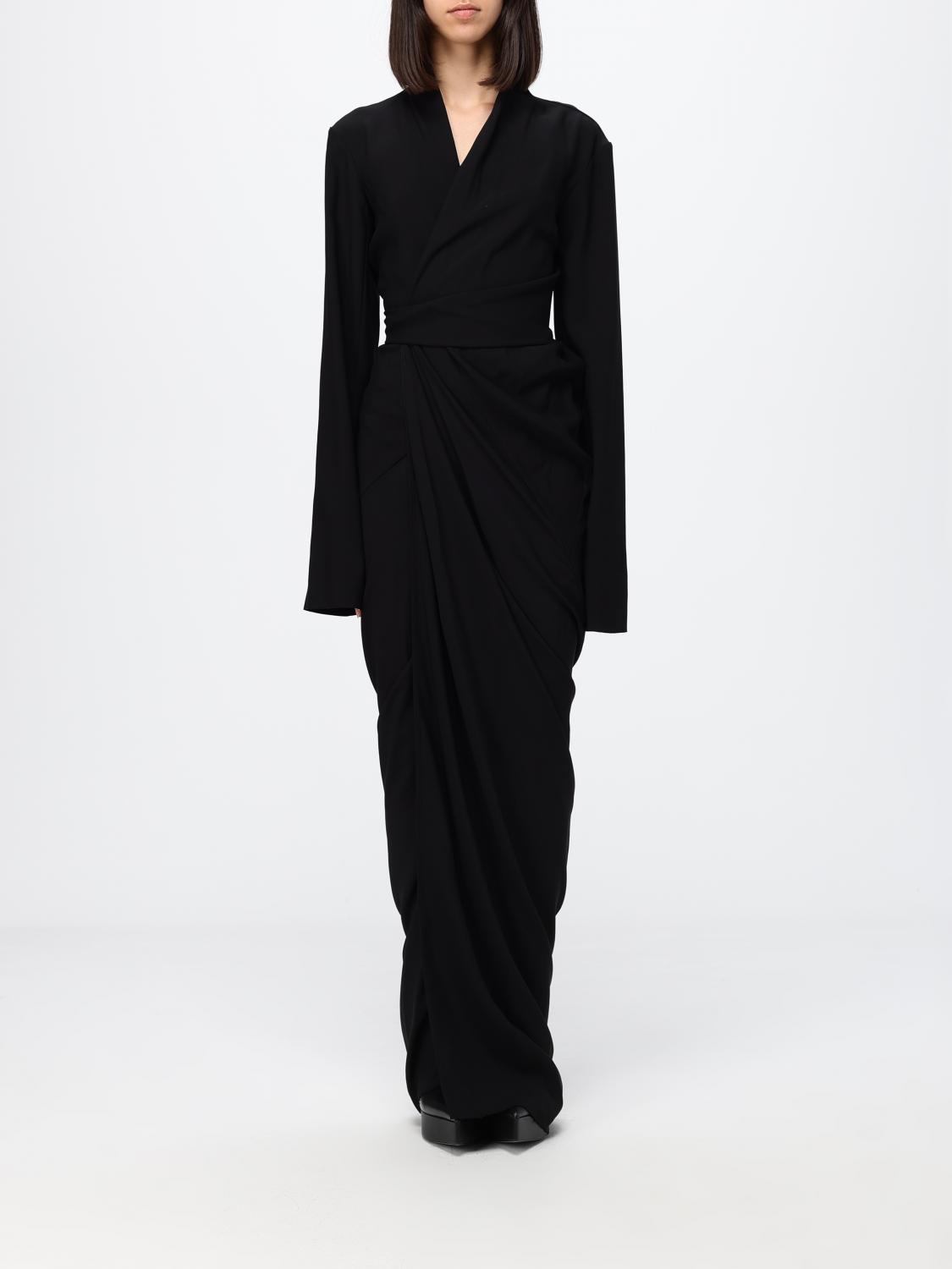 RICK OWENS Dress Woman color Black