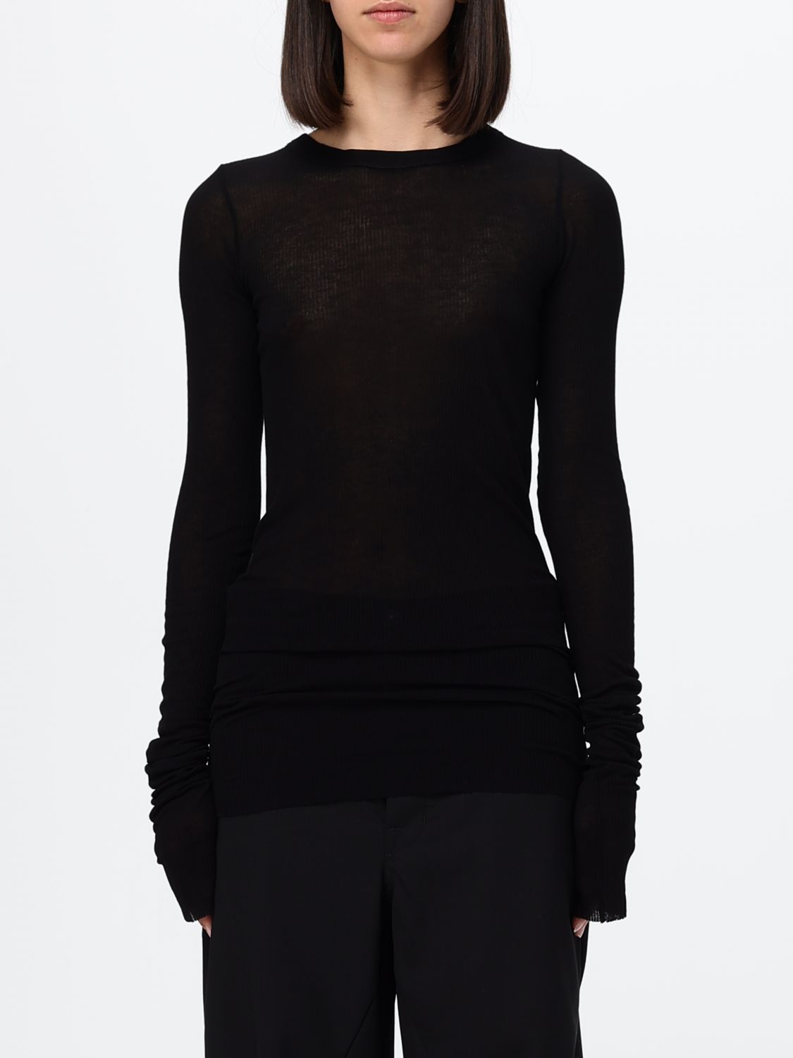 RICK OWENS T-Shirt Woman color Black