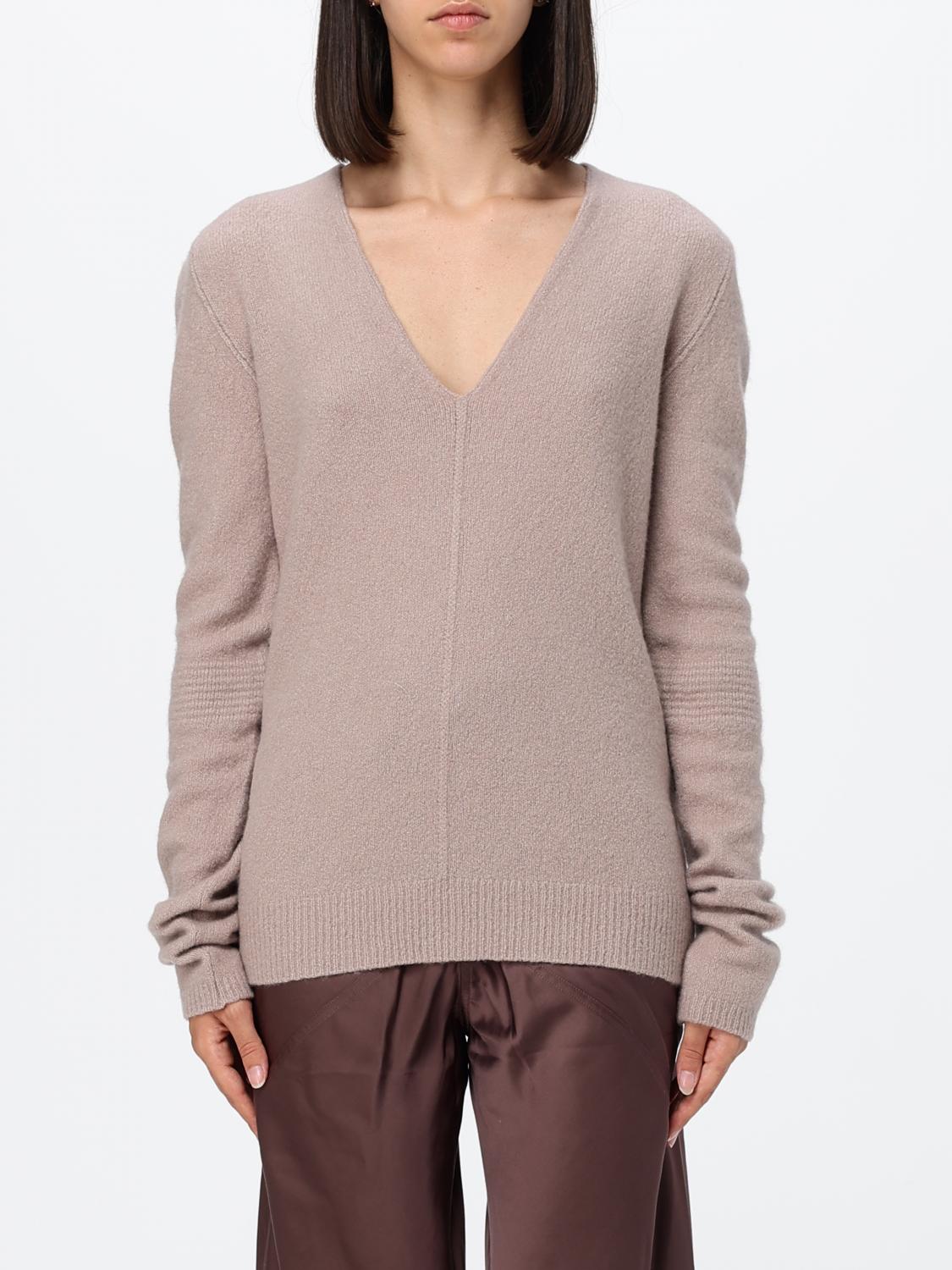 RICK OWENS Jacket Woman color Dust