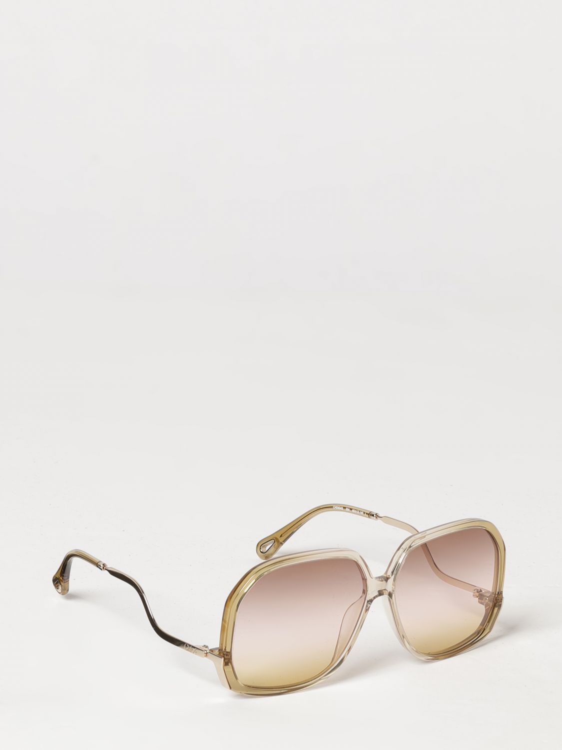 CHLOÉ Occhiali da sole cat-eye in acetato con forma a farfalla e lenti sfumate