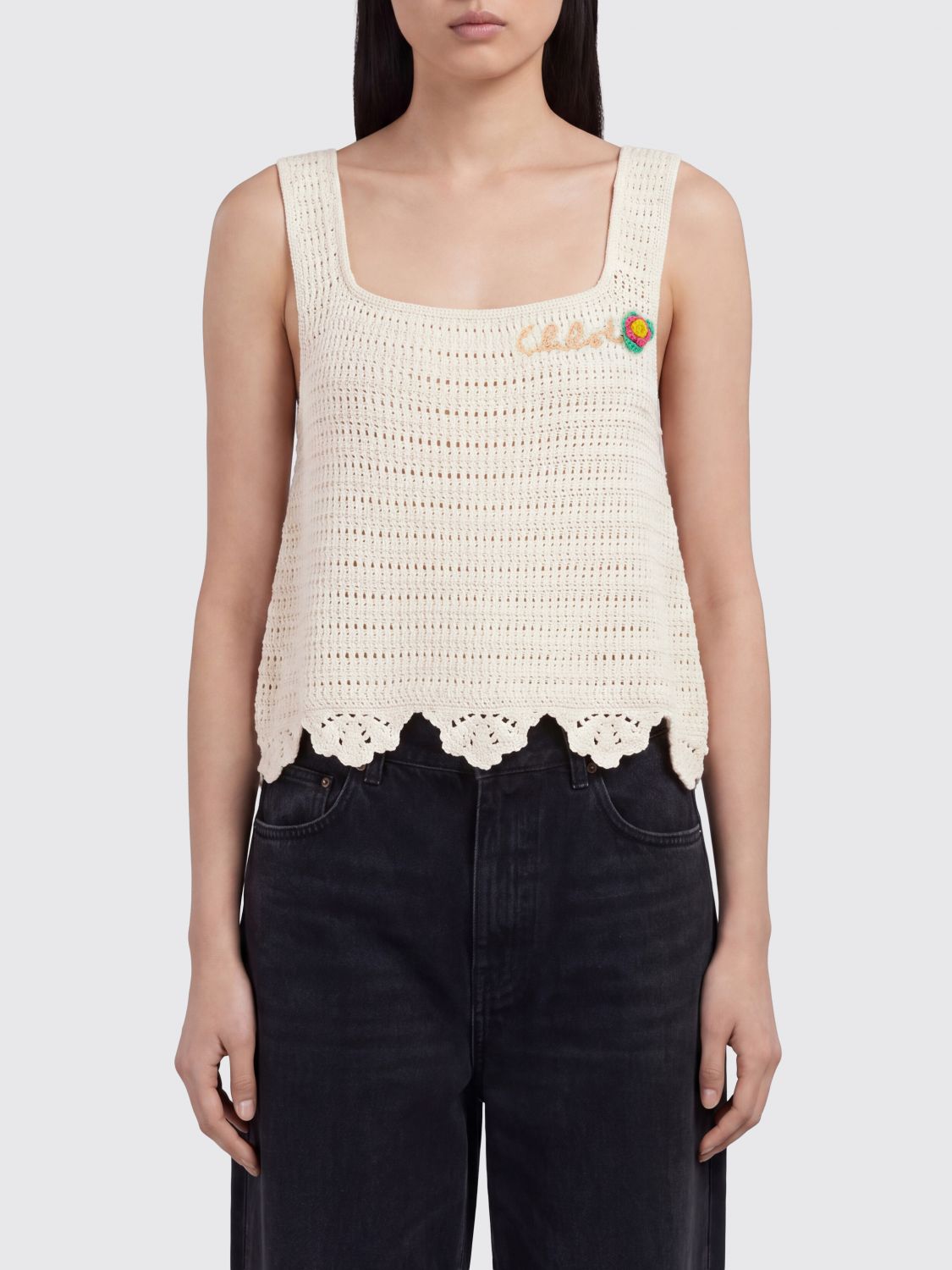 CHLOÉ Top Donna colore Bianco