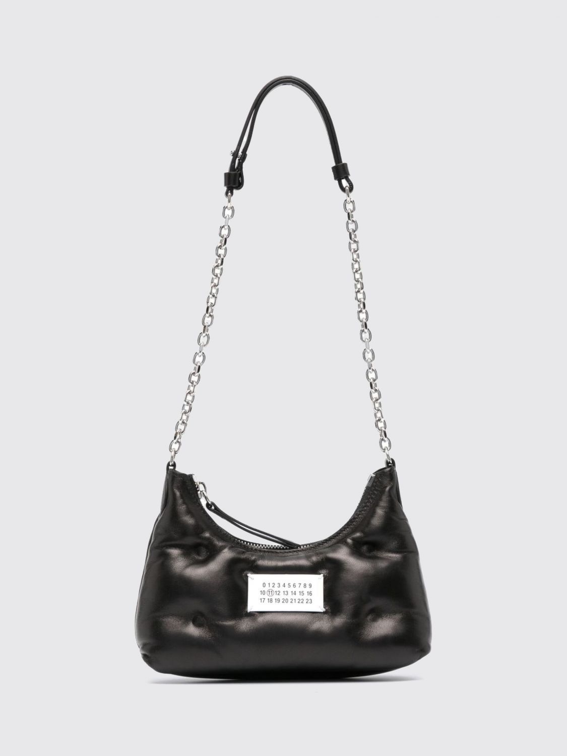 MAISON MARGIELA Glam Slam Padded Grained Leather Mini Crossbody Bag