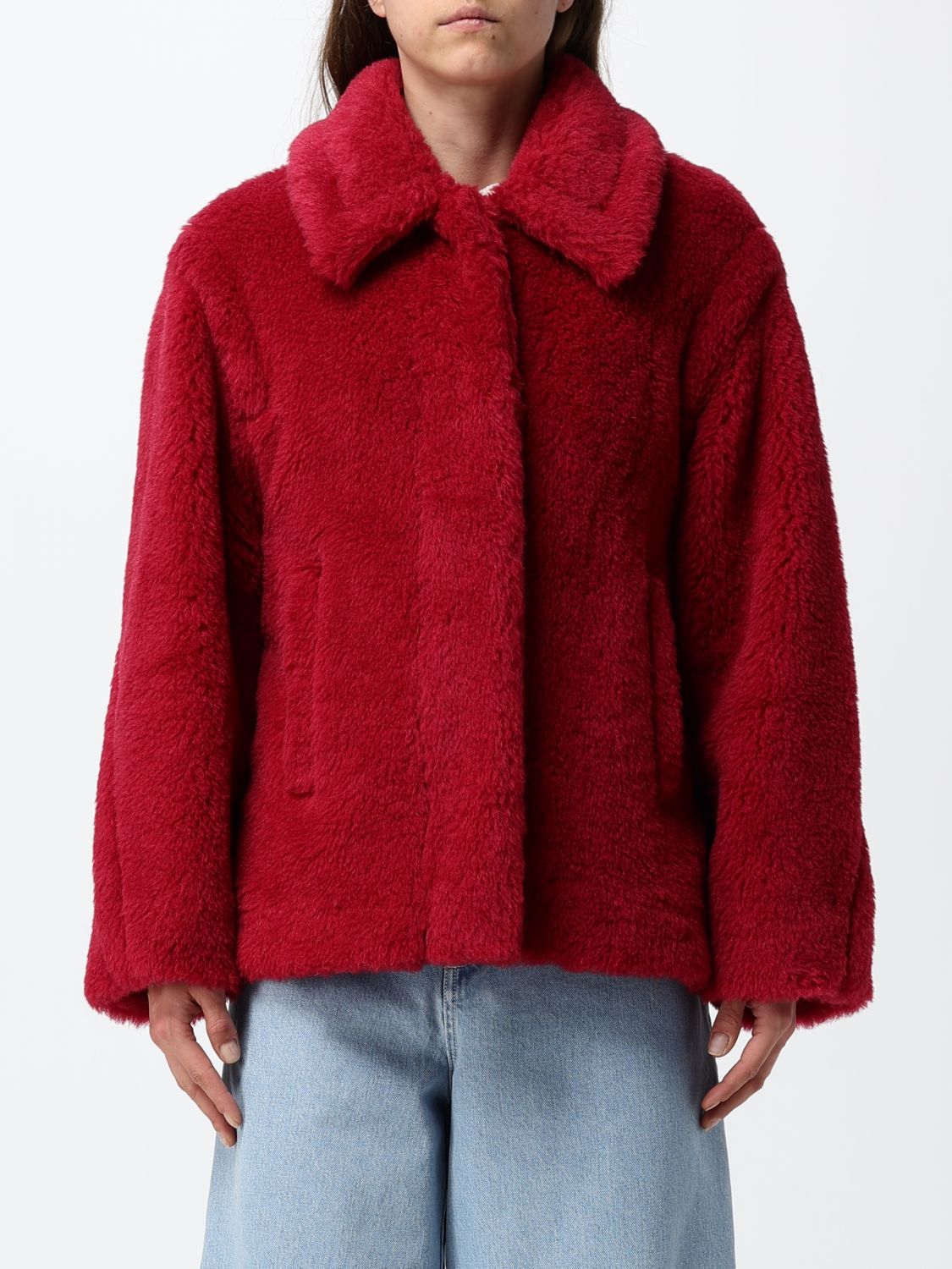 MAX MARA Coat Woman color Red