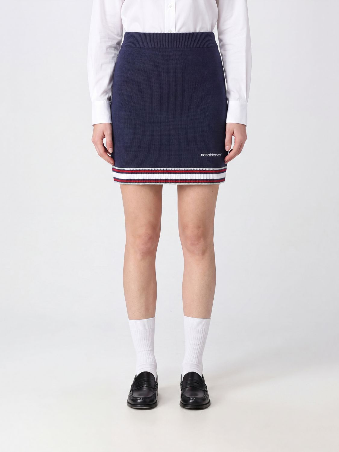 CASABLANCA Skirt Woman color Blue