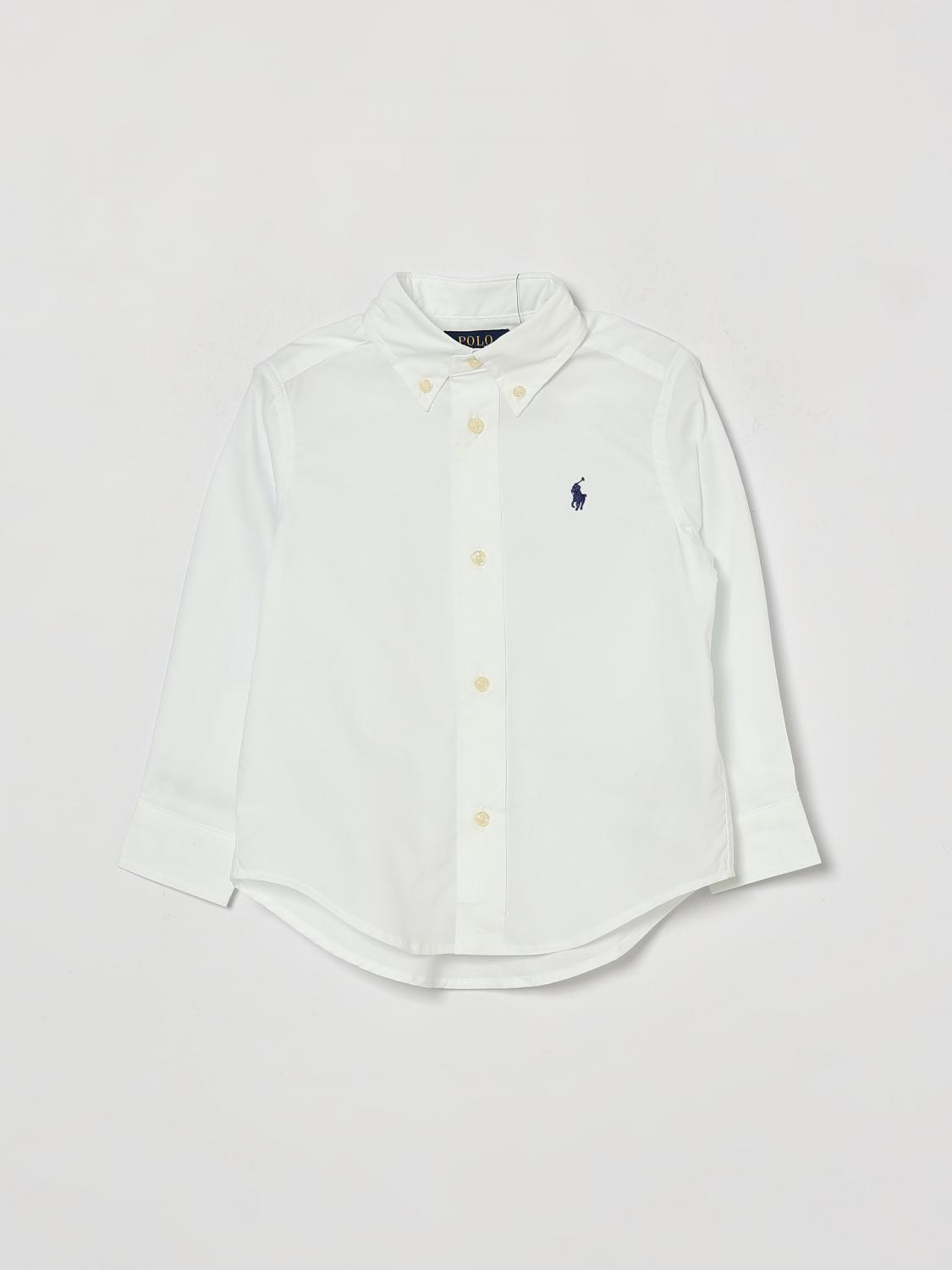 POLO RALPH LAUREN Shirt Kids color White