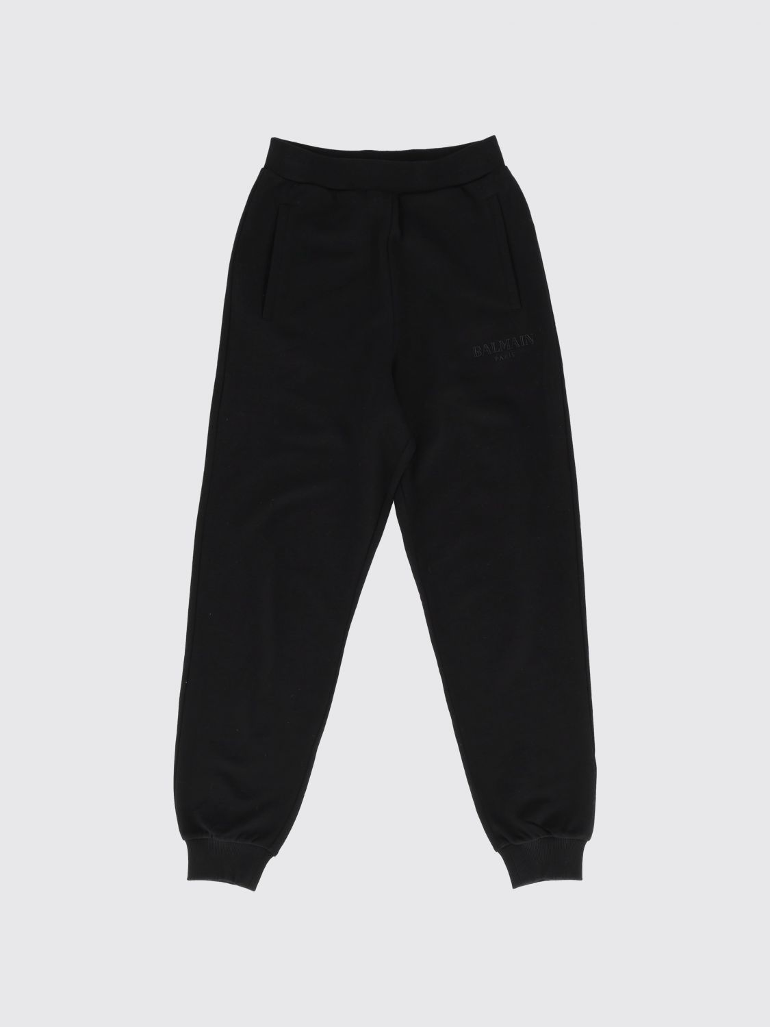 BALMAIN Pants Kids color Black