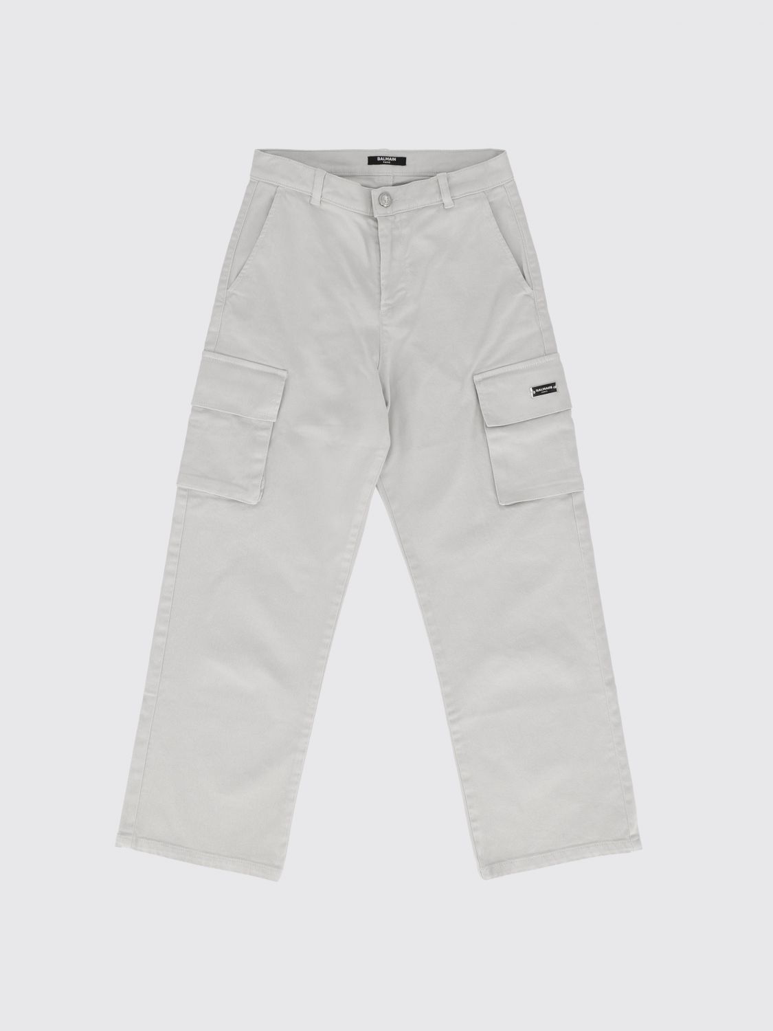 BALMAIN Jeans Kids color Grey