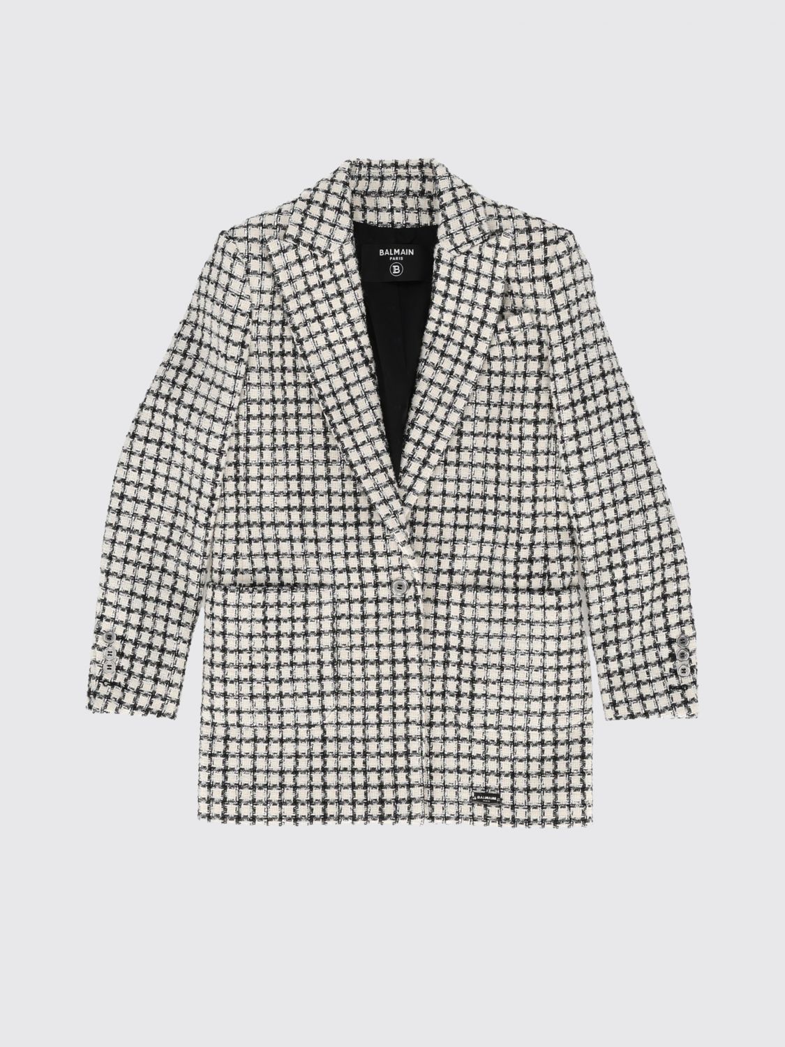 BALMAIN Jacket Kids color White