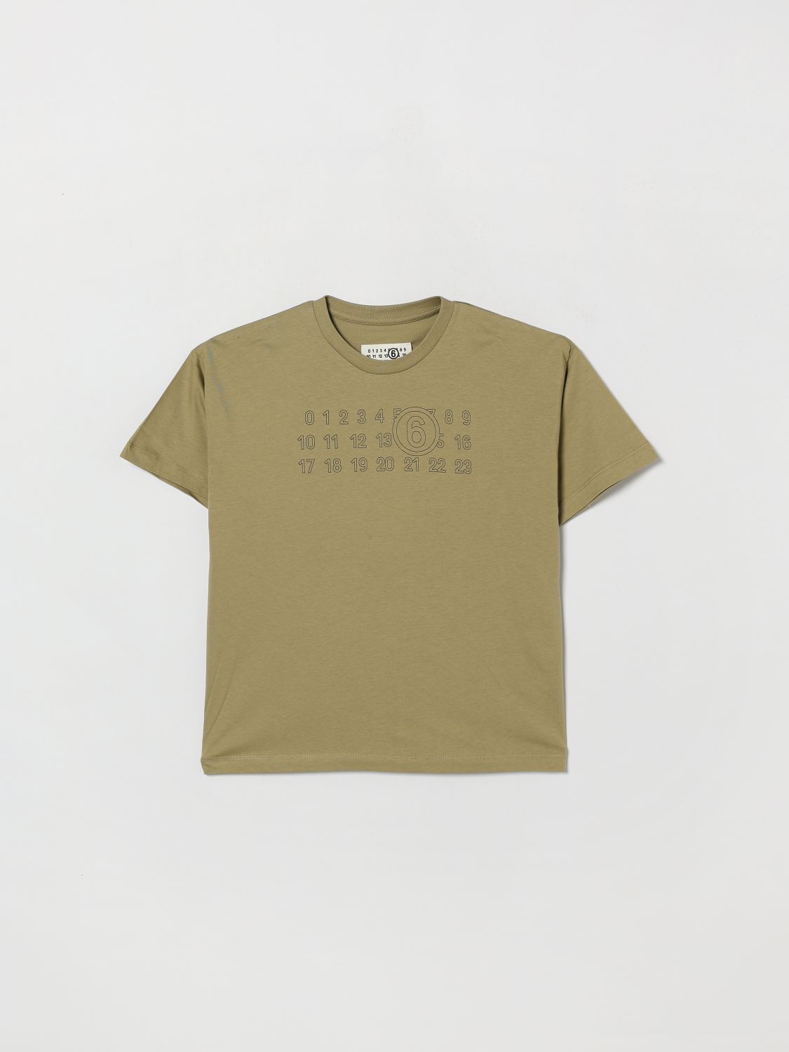 MM6 MAISON MARGIELA T-Shirt Kids color Olive