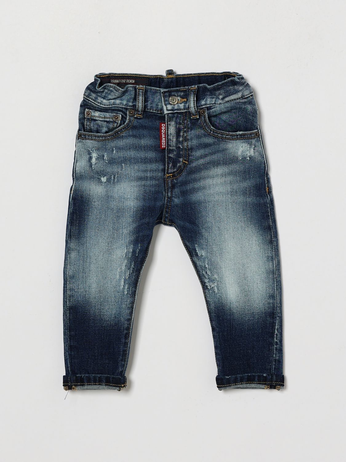 DSQUARED2 Pants Kids color Denim