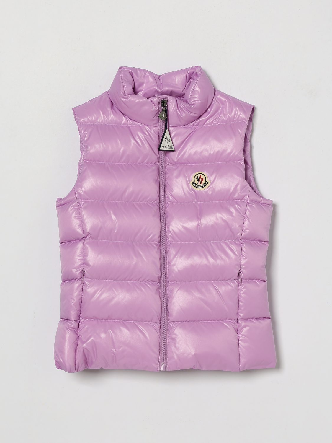MONCLER Slim-Fit-Daunenweste für Jungen aus gestepptem Nylon