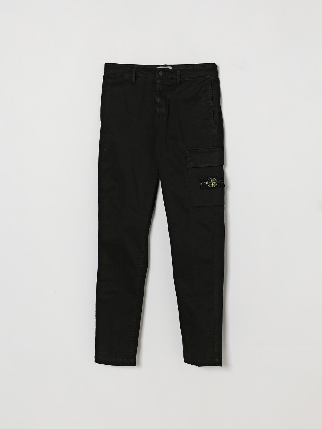 STONE ISLAND JUNIOR Pantaloni Bambino colore Nero