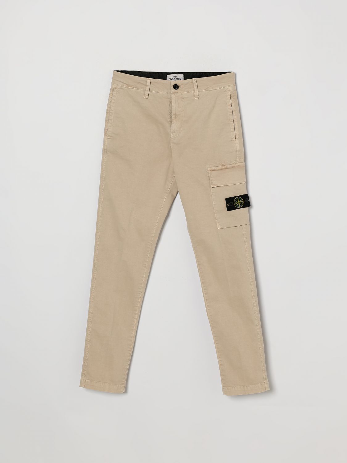 STONE ISLAND JUNIOR Pantaloni Bambino colore Beige