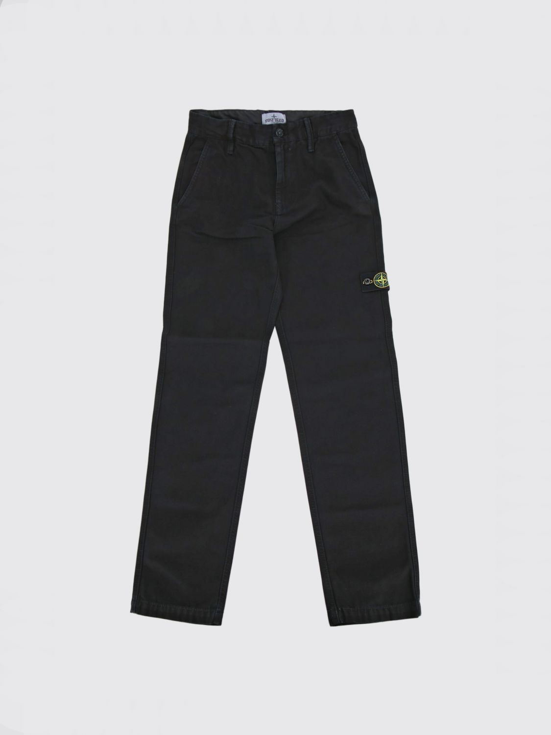 STONE ISLAND JUNIOR Pantaloni Bambino colore Nero