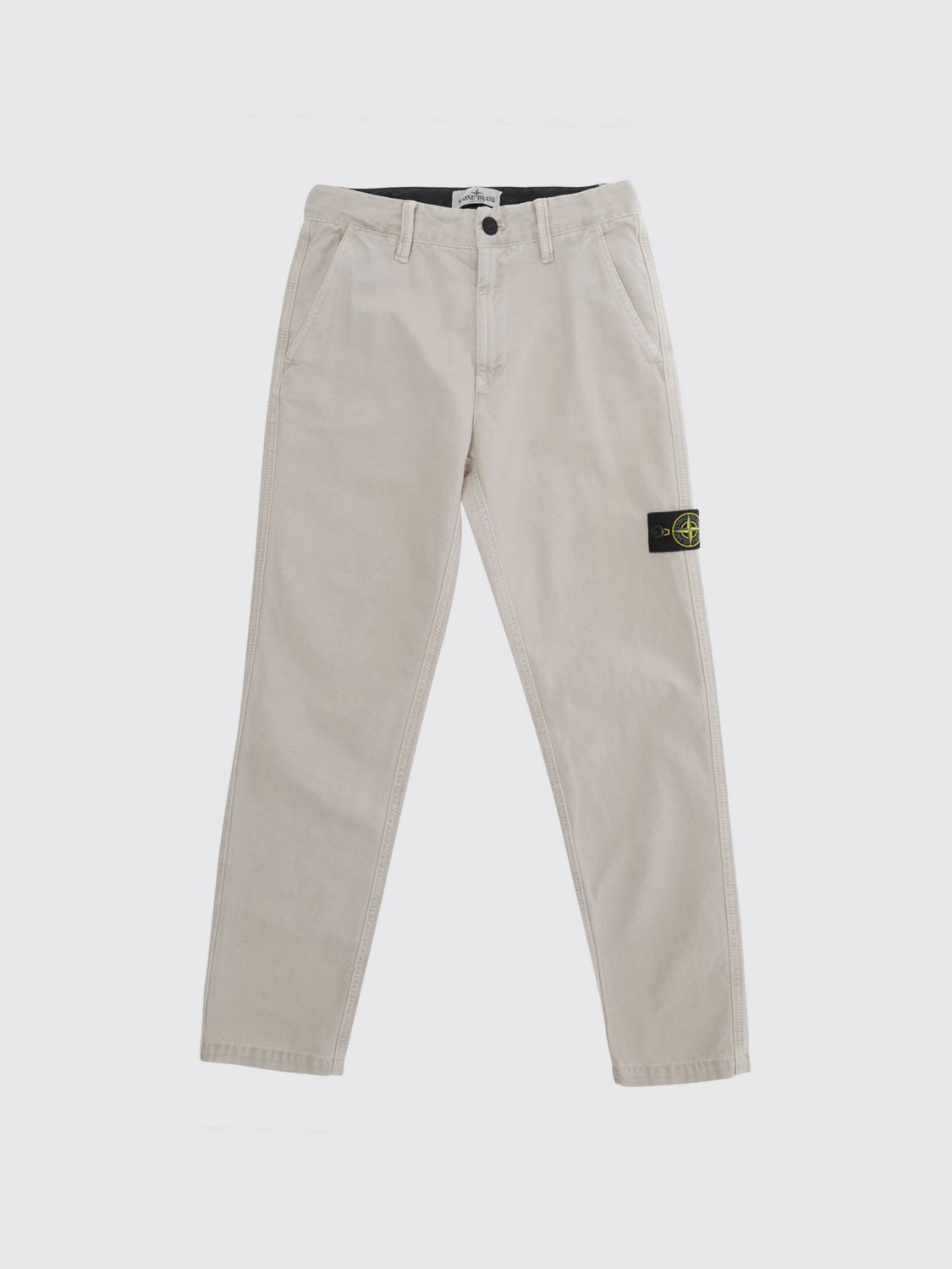STONE ISLAND JUNIOR Pantaloni Bambino colore Beige