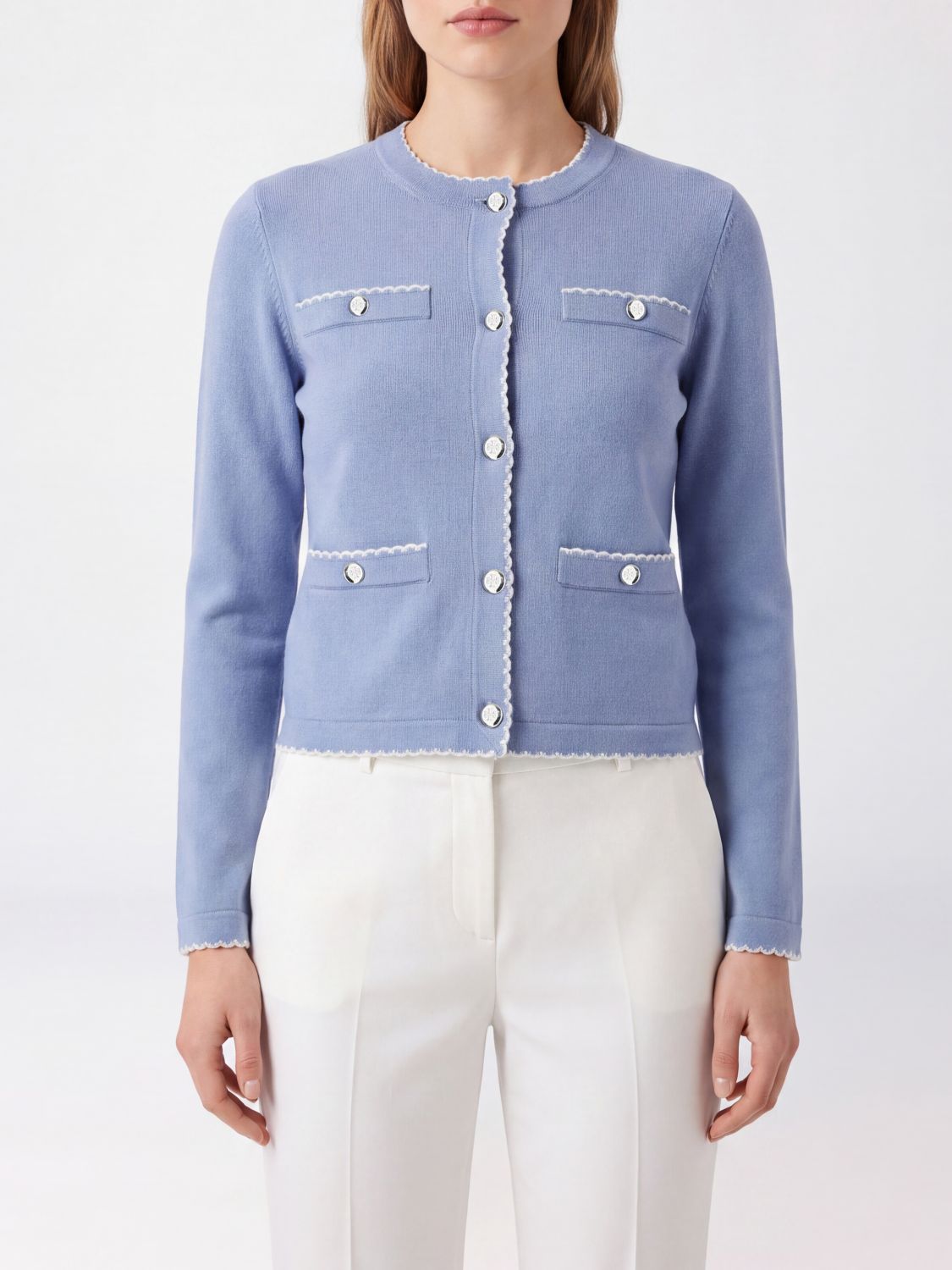 TORY BURCH Sweater Woman color Blue