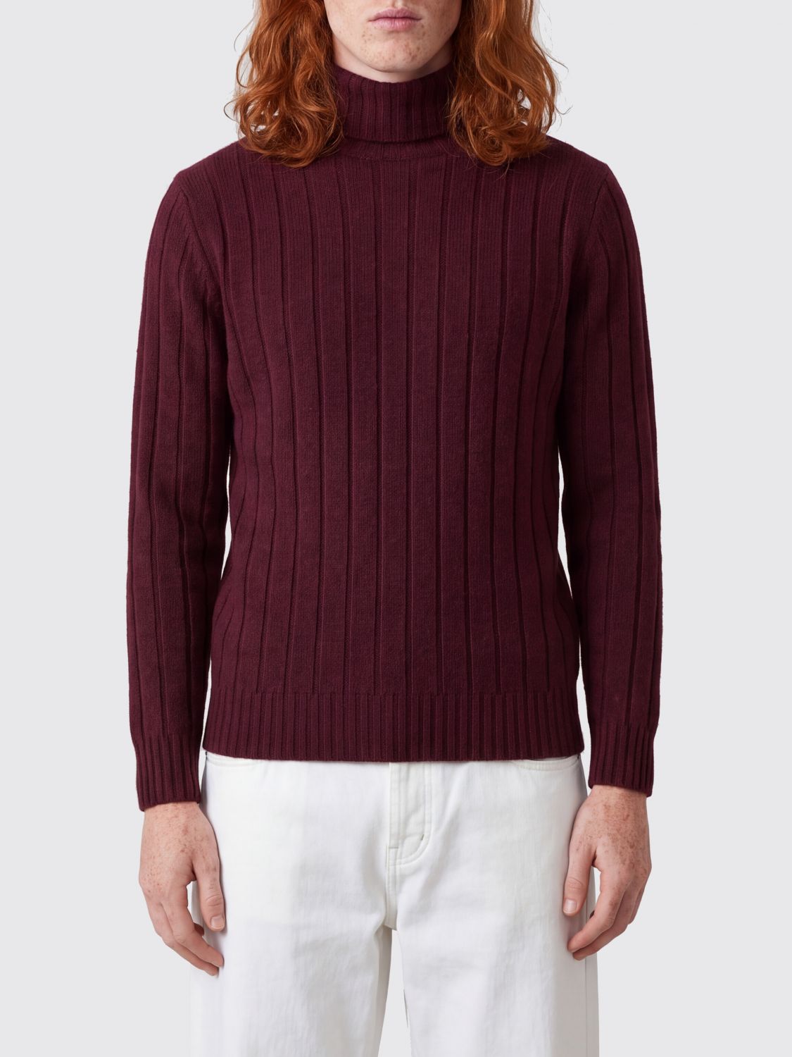 BRUNELLO CUCINELLI Ribbed-Knit Roll Neck in 100% Cashmere