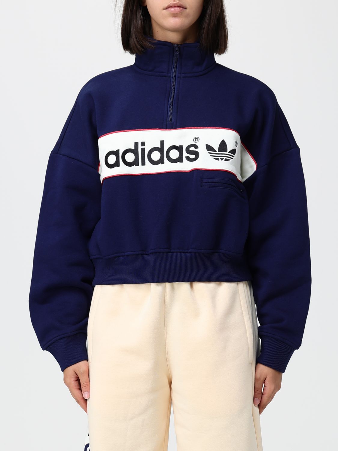 ADIDAS ORIGINALS Sweatshirt Damen Farbe Blau