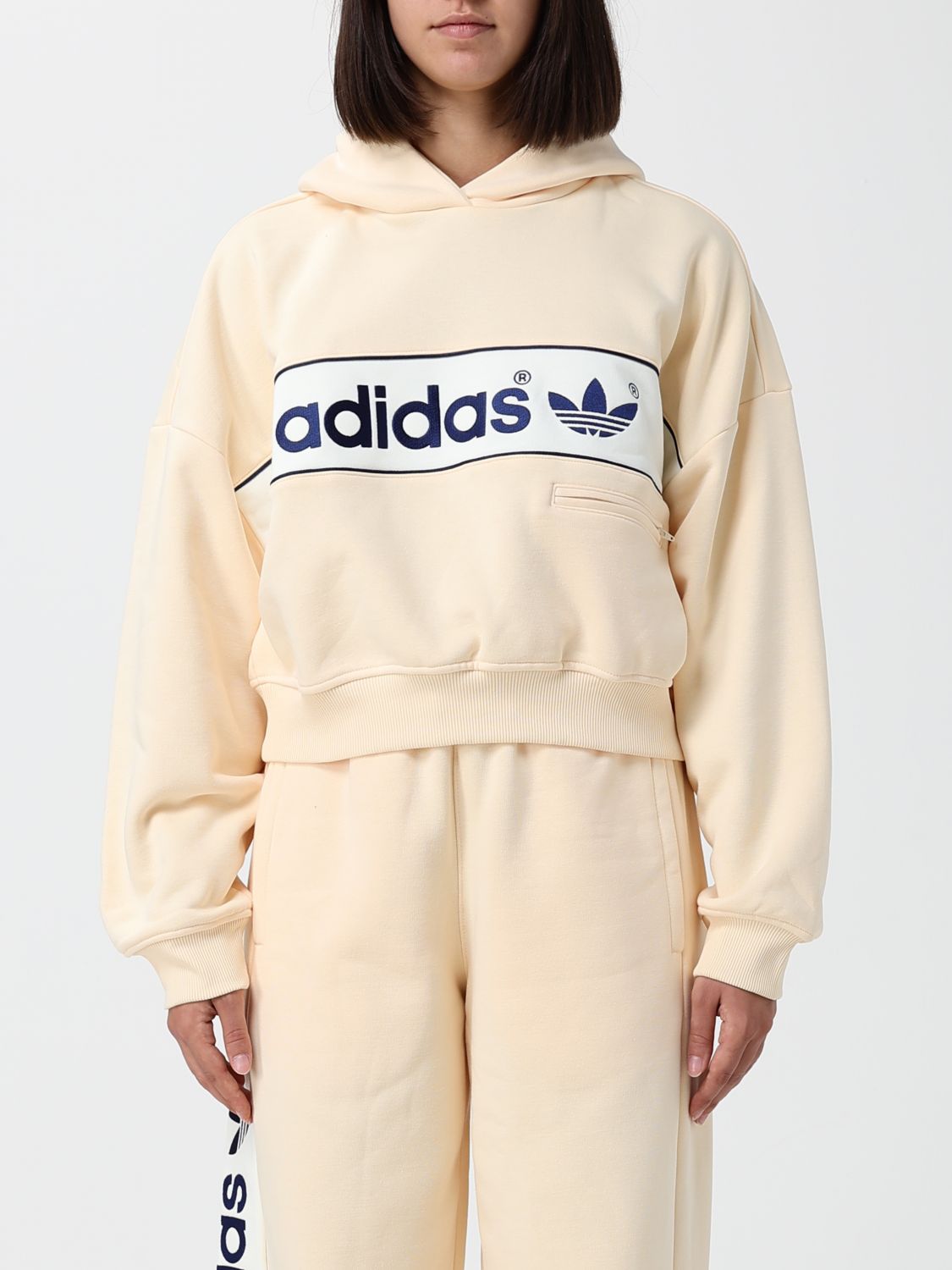 ADIDAS ORIGINALS Sweatshirt Damen Farbe Yellow Cream