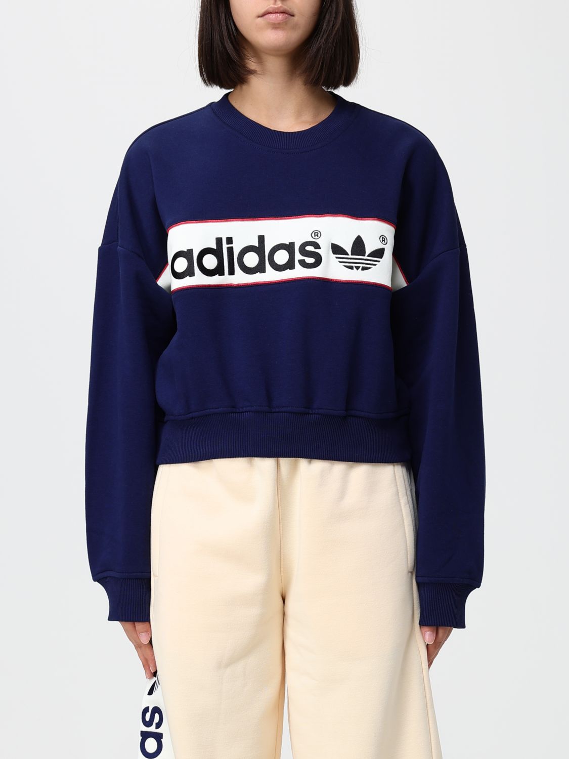 ADIDAS ORIGINALS Sweatshirt Damen Farbe Blau
