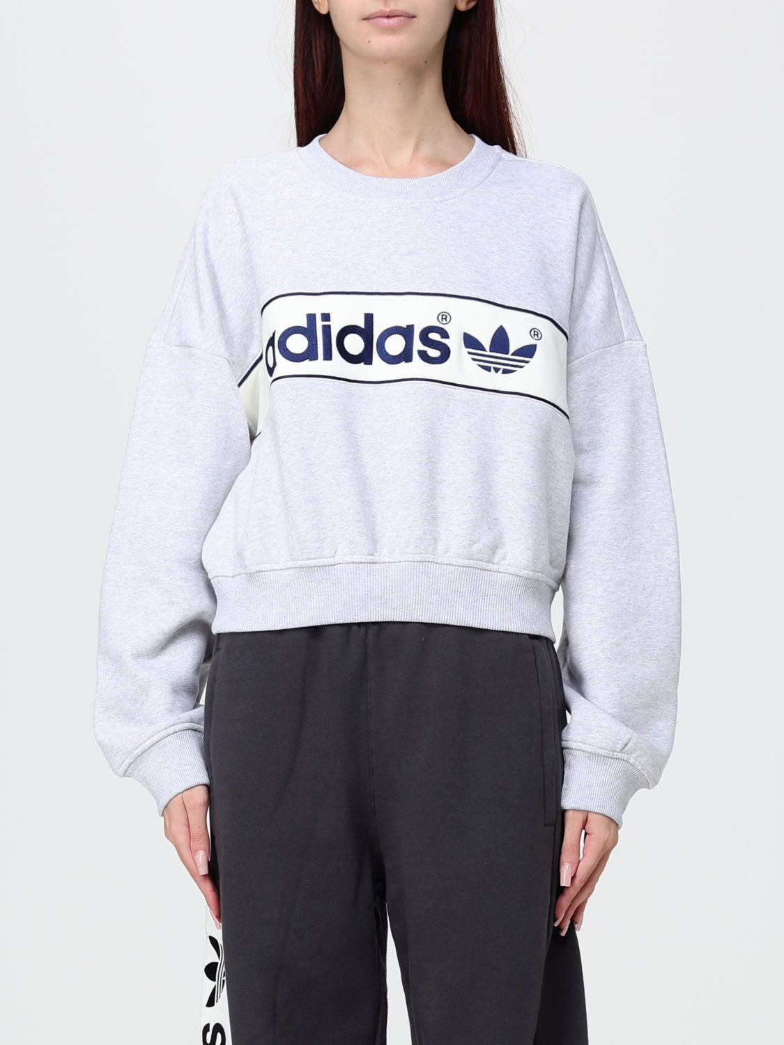 ADIDAS ORIGINALS Sweatshirt Damen Farbe Grau
