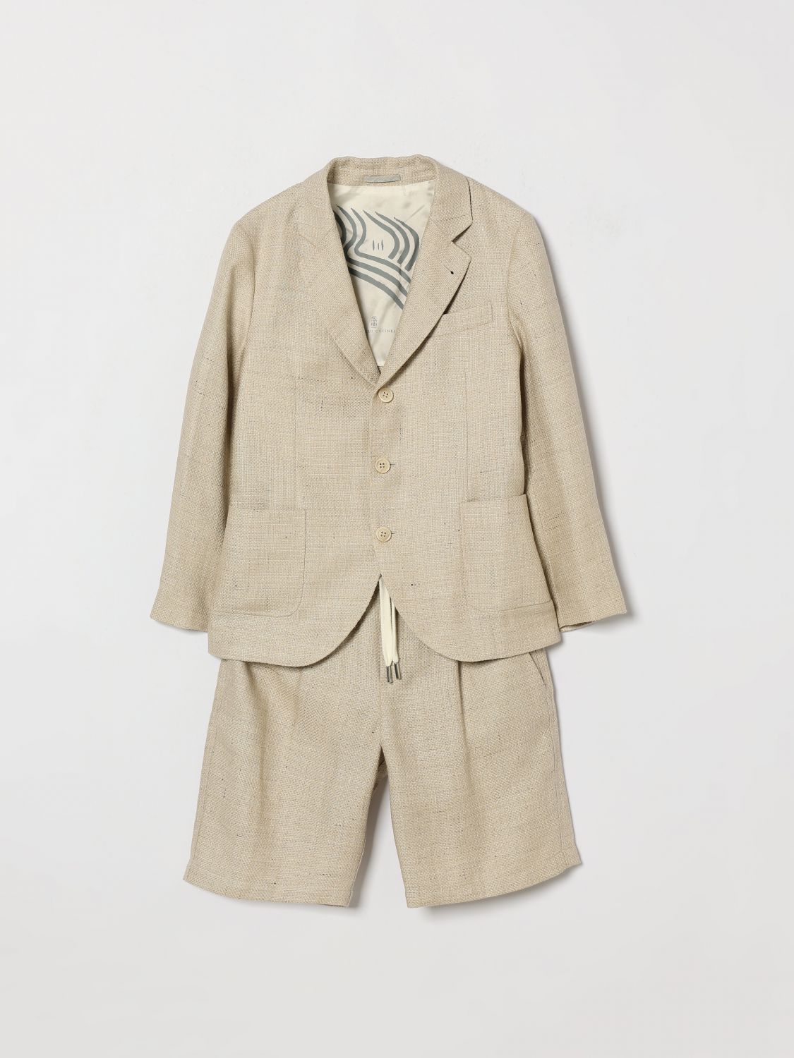 BRUNELLO CUCINELLI Tracksuit Kids color Beige