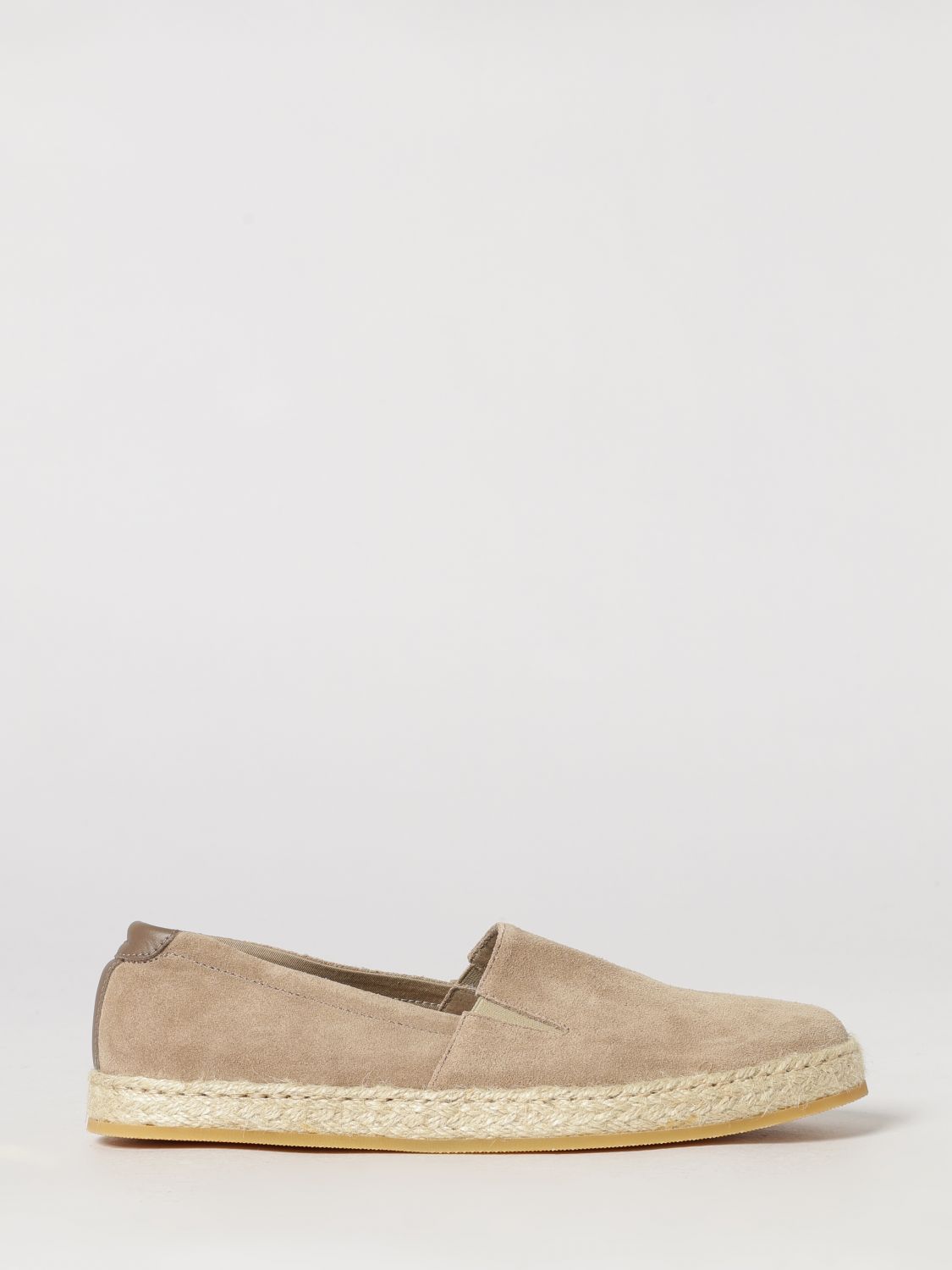 BRUNELLO CUCINELLI Boy's Suede Leather Espadrilles with Rubber Sole