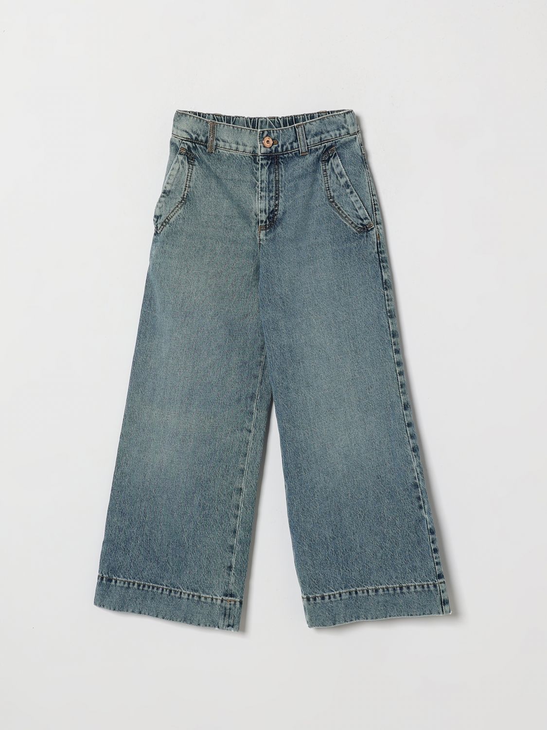 BRUNELLO CUCINELLI Jeans Kids color Denim