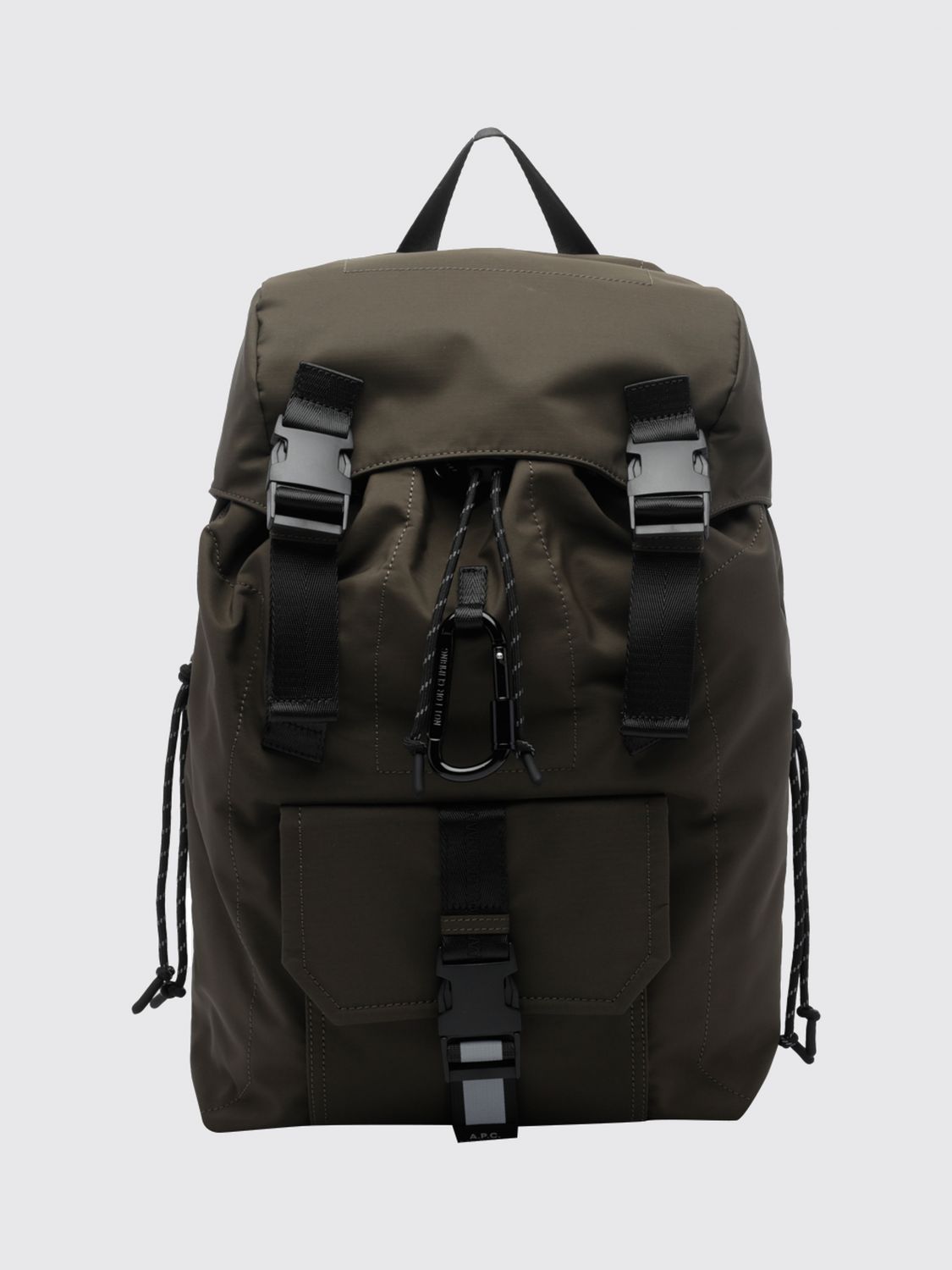 A. P.C. Trek 2.0 Nylon Backpack with Flap Closure and Top Handle