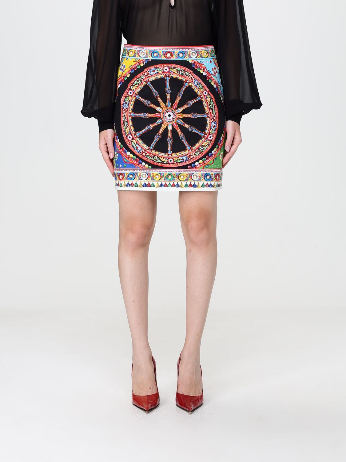 DOLCE & GABBANA Skirt Woman color Multicolor