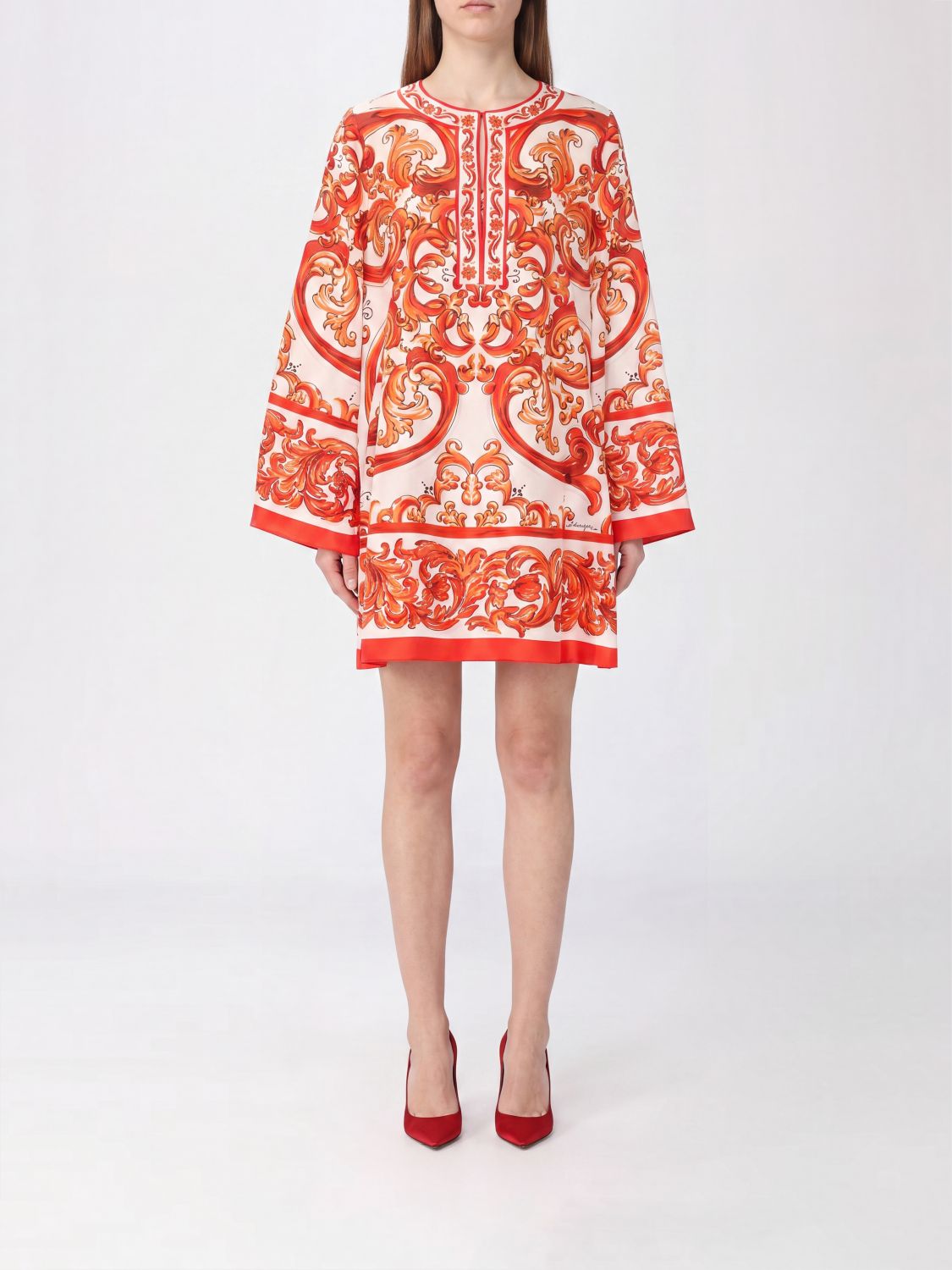 DOLCE & GABBANA Dress Woman color Multicolor