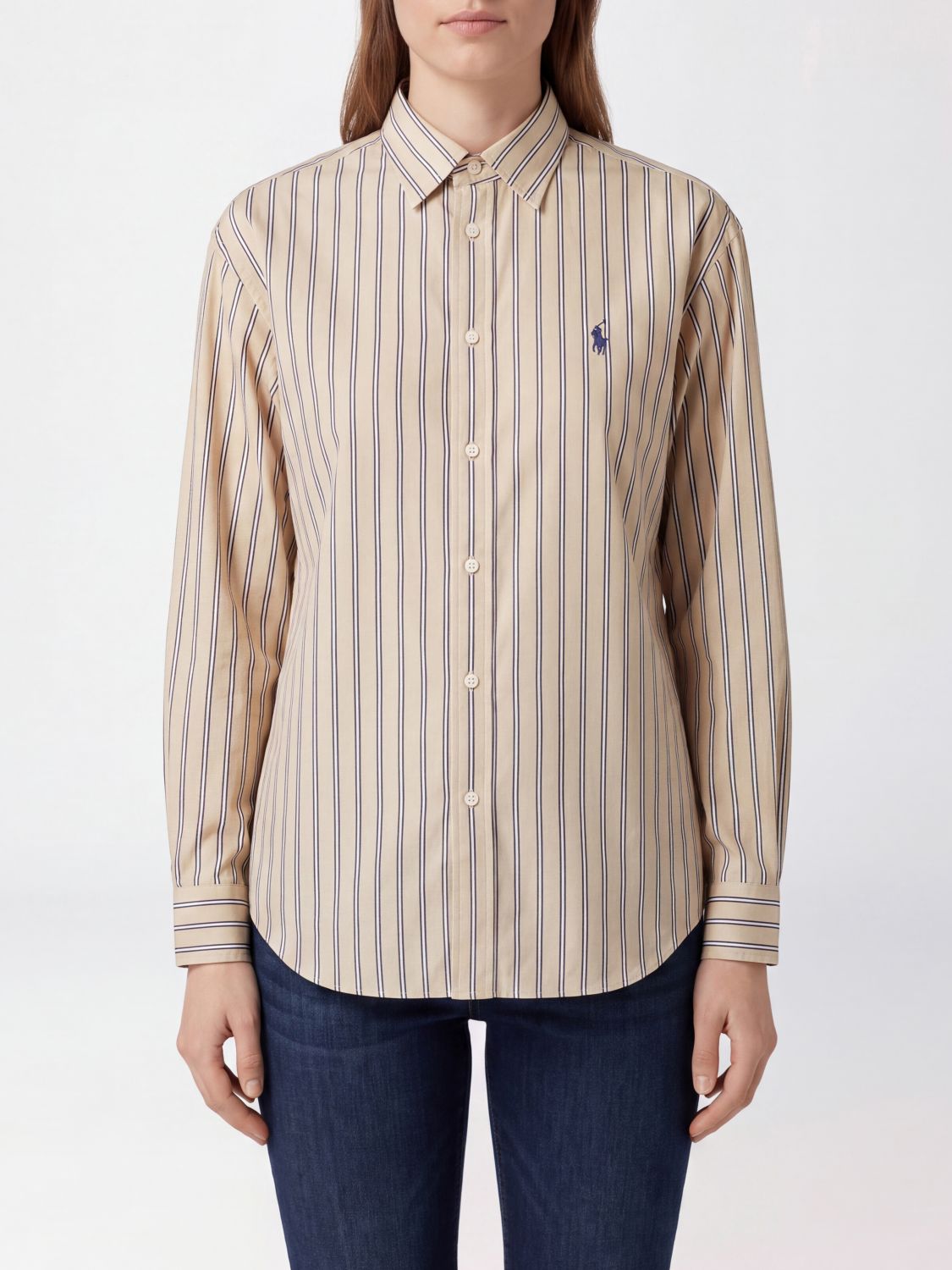 POLO RALPH LAUREN Shirt Woman color Gnawed Blue