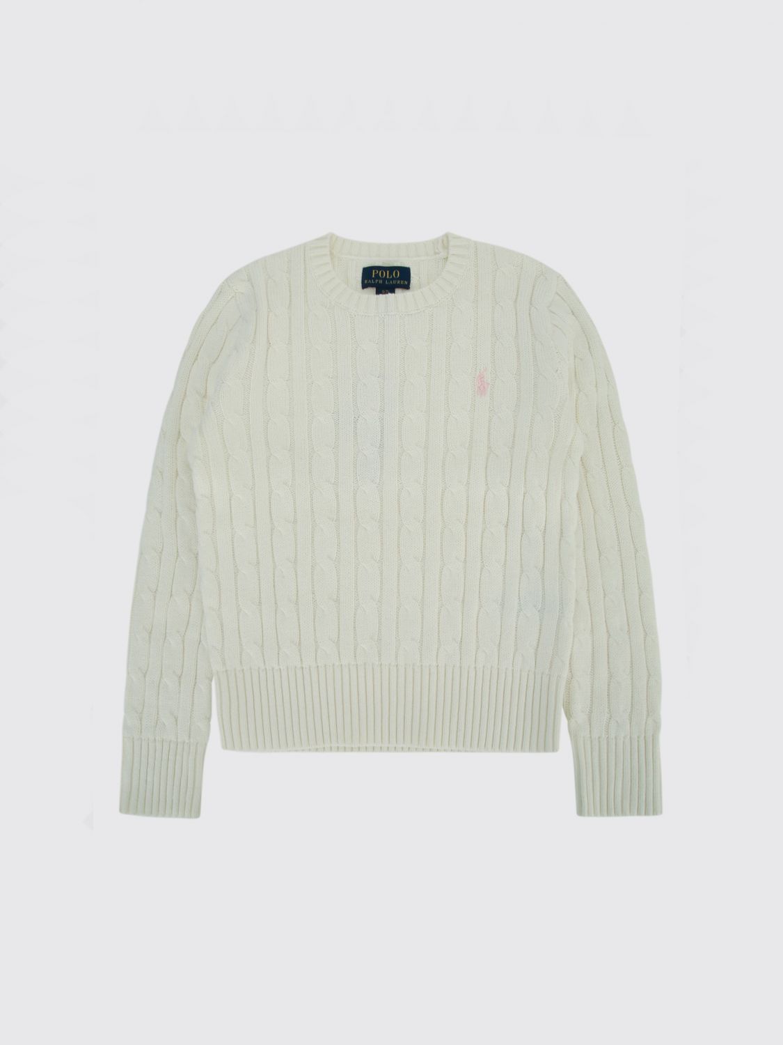POLO RALPH LAUREN Jungen-Pullover aus Baumwolle mit Rundhalsausschnitt und Pony-Logo