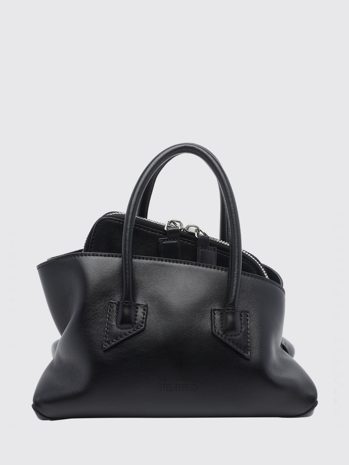 The Attico La Passeggiata Asymmetrical Smooth Calfskin Mini Handbag · OS