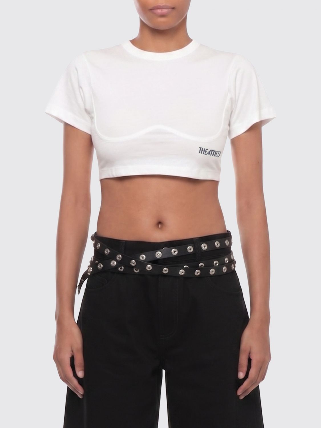 THE ATTICO T-Shirts Donna colore Bianco