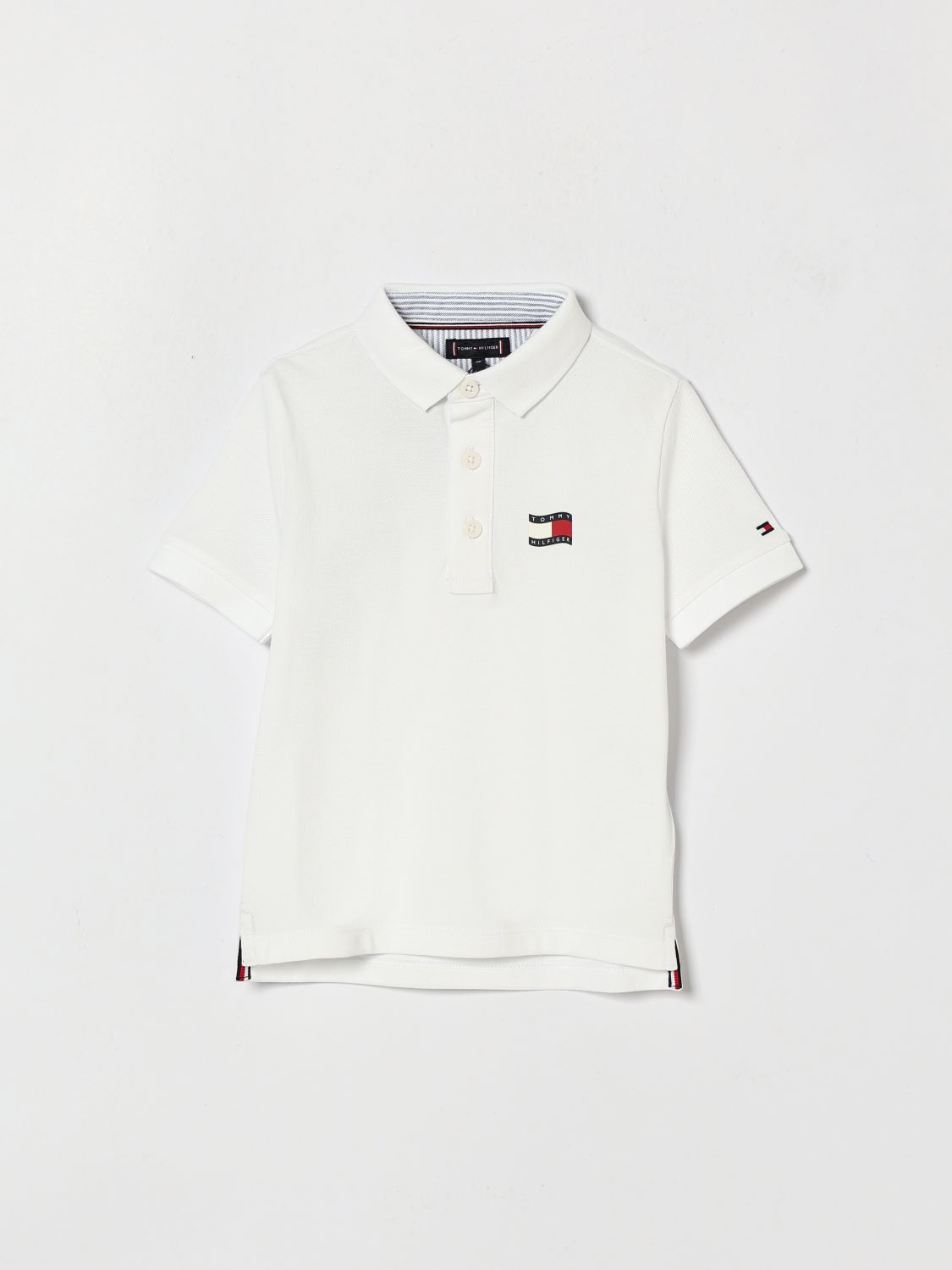 TOMMY HILFIGER Polo Bambino colore Bianco
