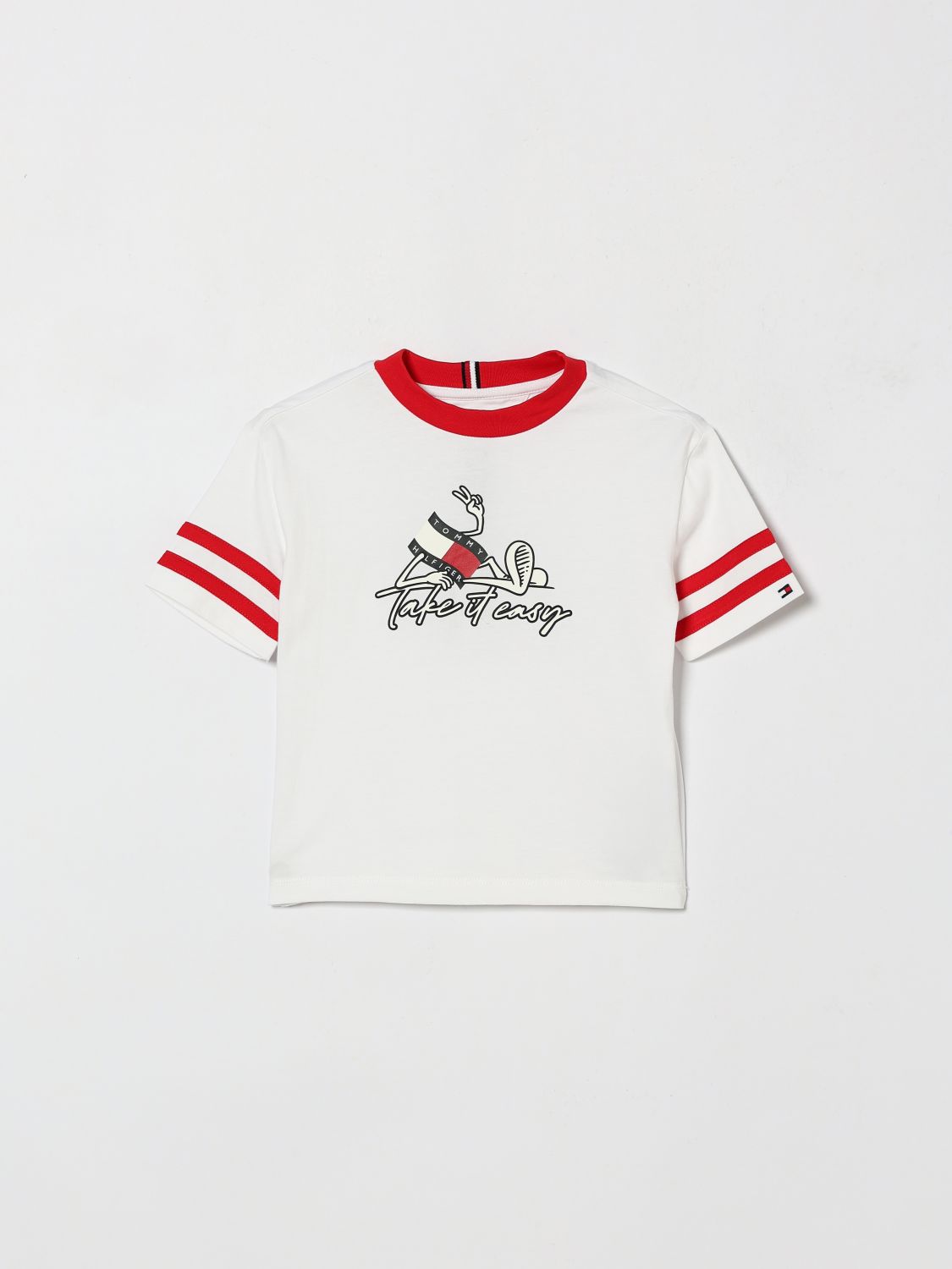 TOMMY HILFIGER T-Shirt Bambino colore Bianco