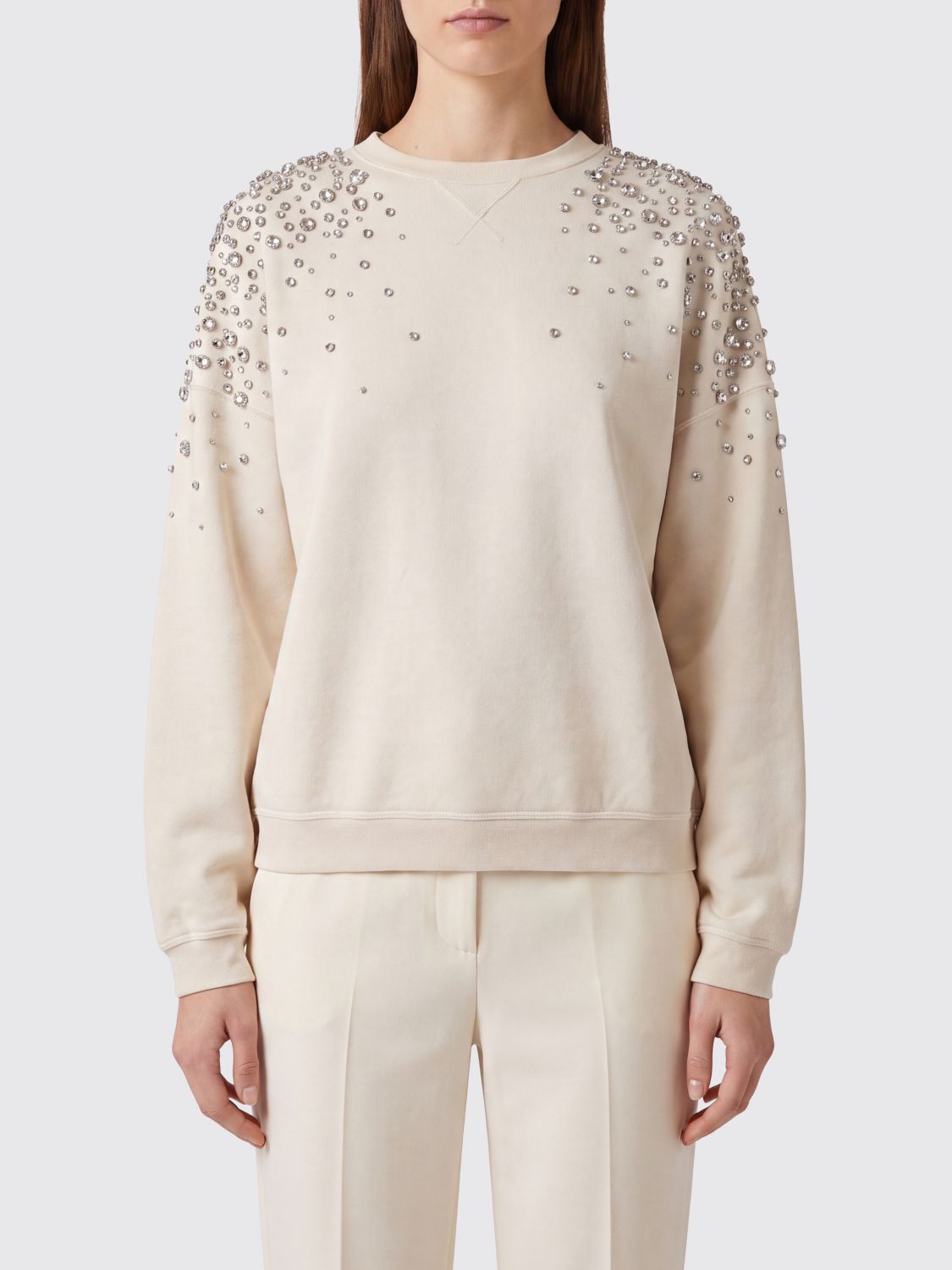 GOLDEN GOOSE Sweatshirt Woman color White