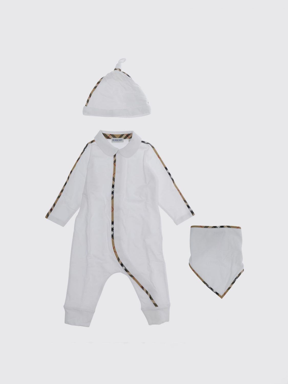 BURBERRY Tracksuit Kids color White