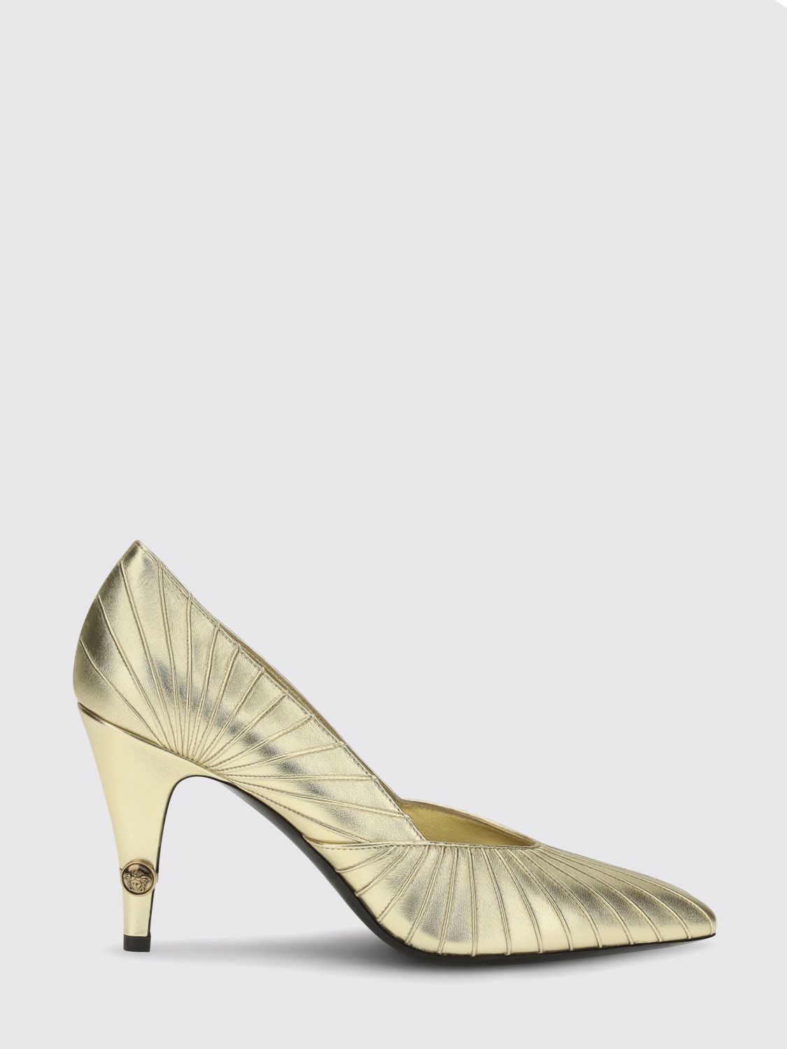 VERSACE High Heel Shoes Woman color Gold